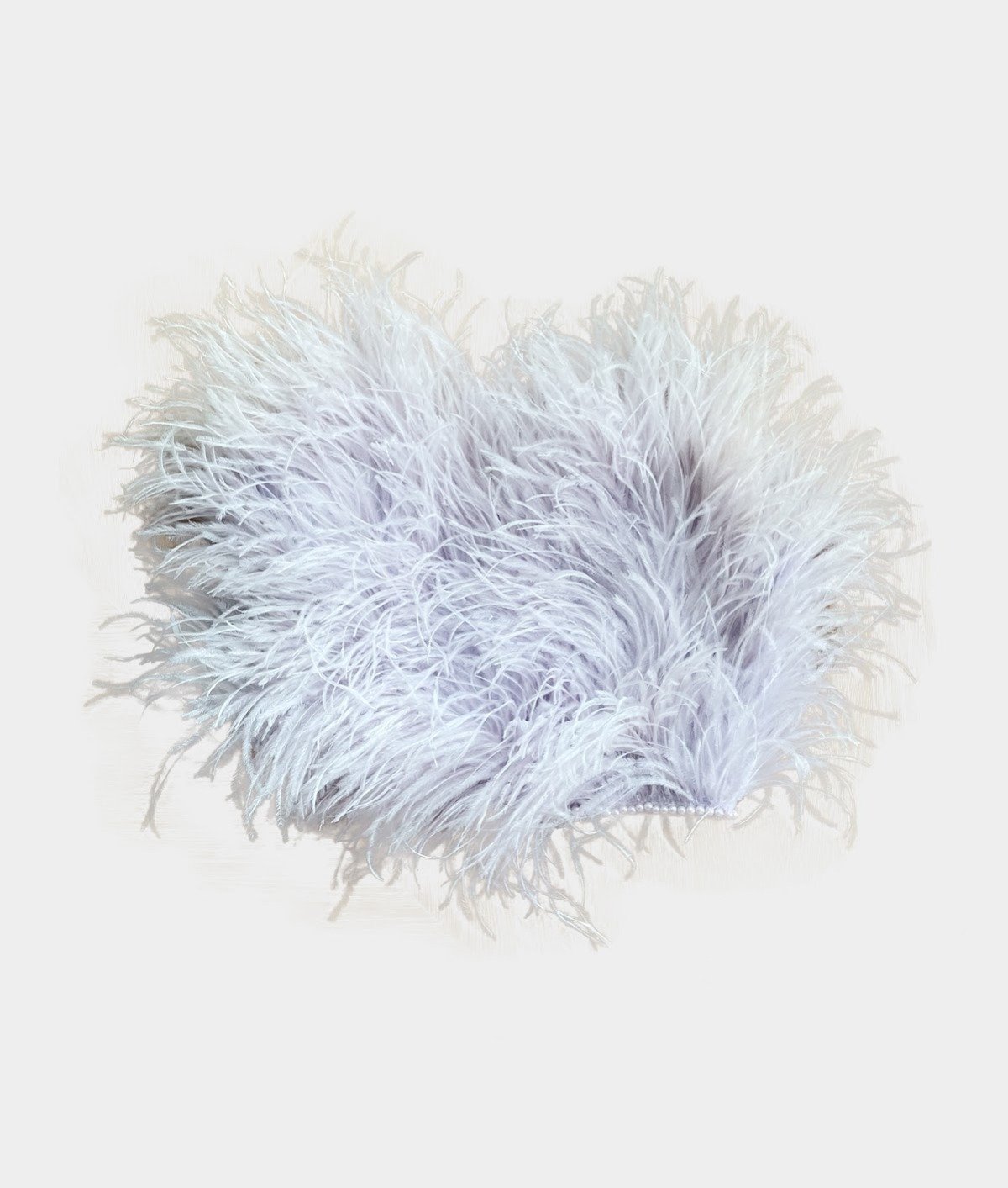 THE ATTICO BUSTIER WITH FEATHERS