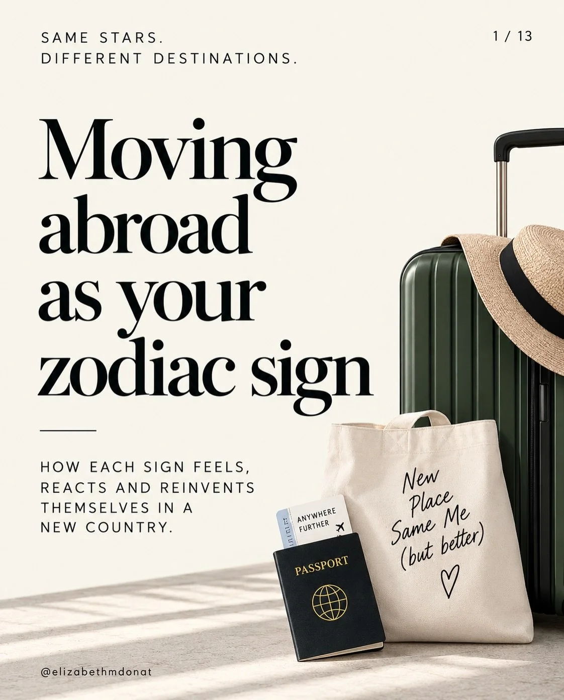 apparently even moving abroad has a zodiac personality.

I&rsquo;m a Pisces and unfortunately I have no defense whatsoever&hellip;what&rsquo;s your sign, and where the hell are you moving?

Tag the person whose slide is painfully accurate.

#MovingAb