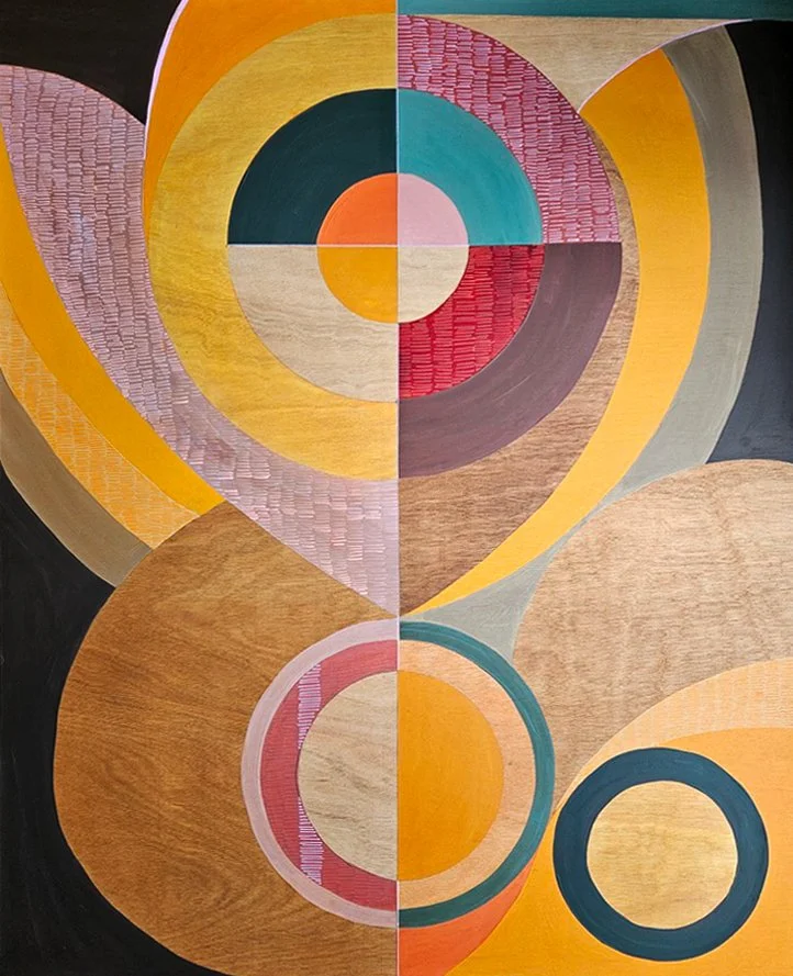 BLOOM IN SUMMER, 2025
Colour Pigment &n polymers on wood panel in cherry frame. 82x100x3 cm
please contact me for further details and price.