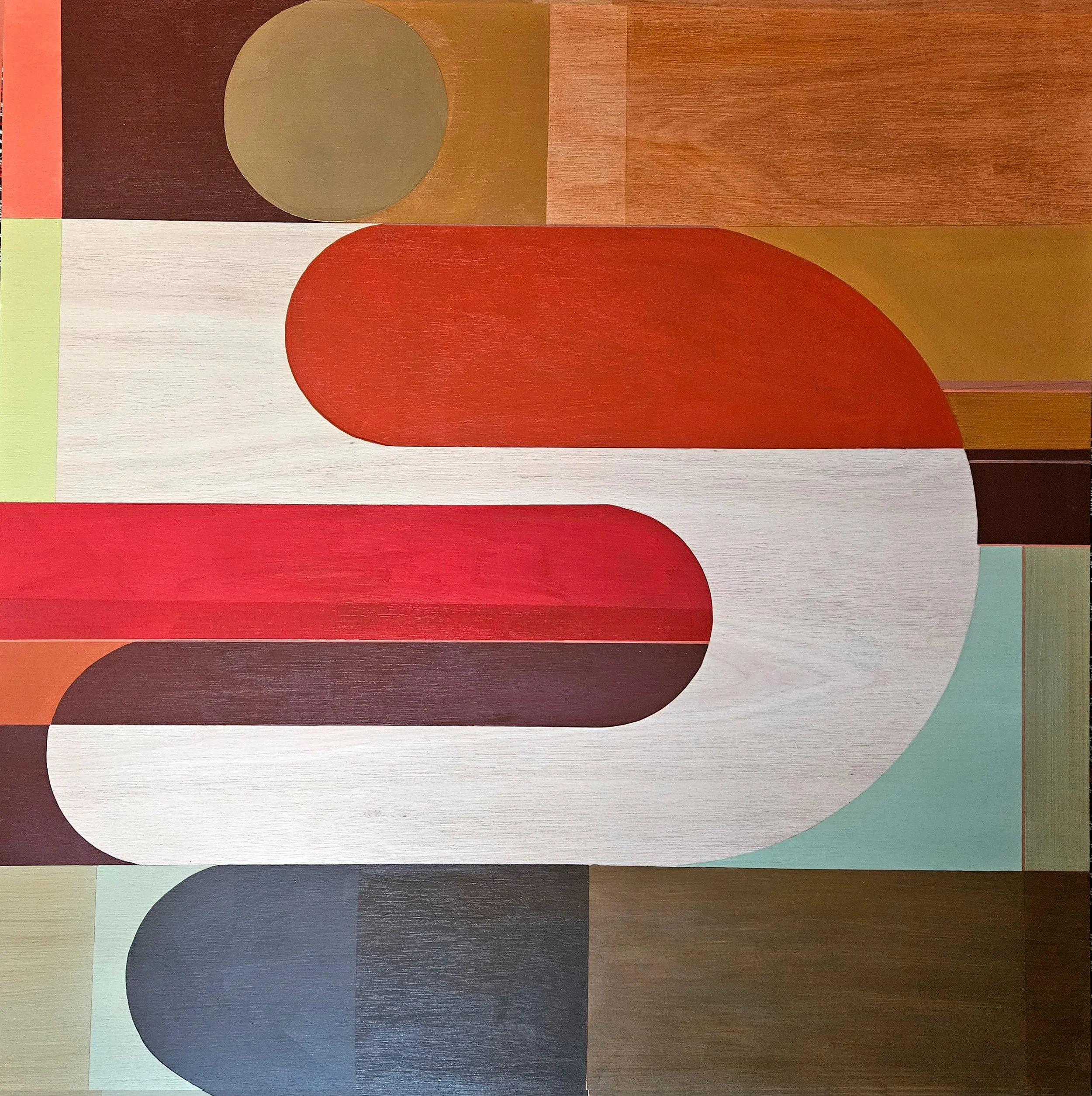 FALLING FOR YOU 2026
102 x 102 cm
Colour pigment & polymers  on wood panel bespoke cherry wood frame.  Contact me for further details