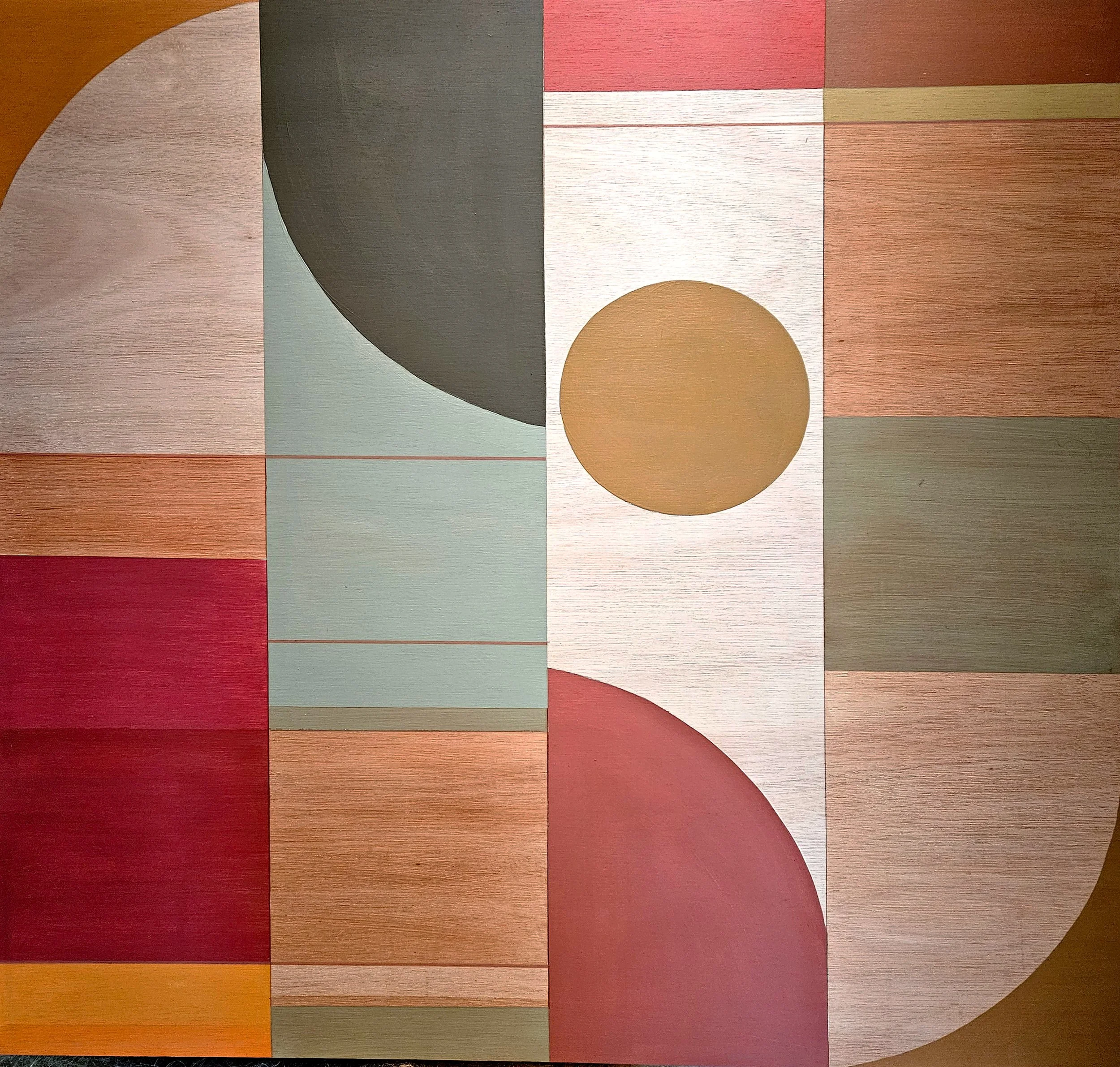 FALLING 2026
82x82 cm.  Colour pigment and polymers layers on wood panel presented in a fine bespoke cherry frame.  
Contact me direct for details