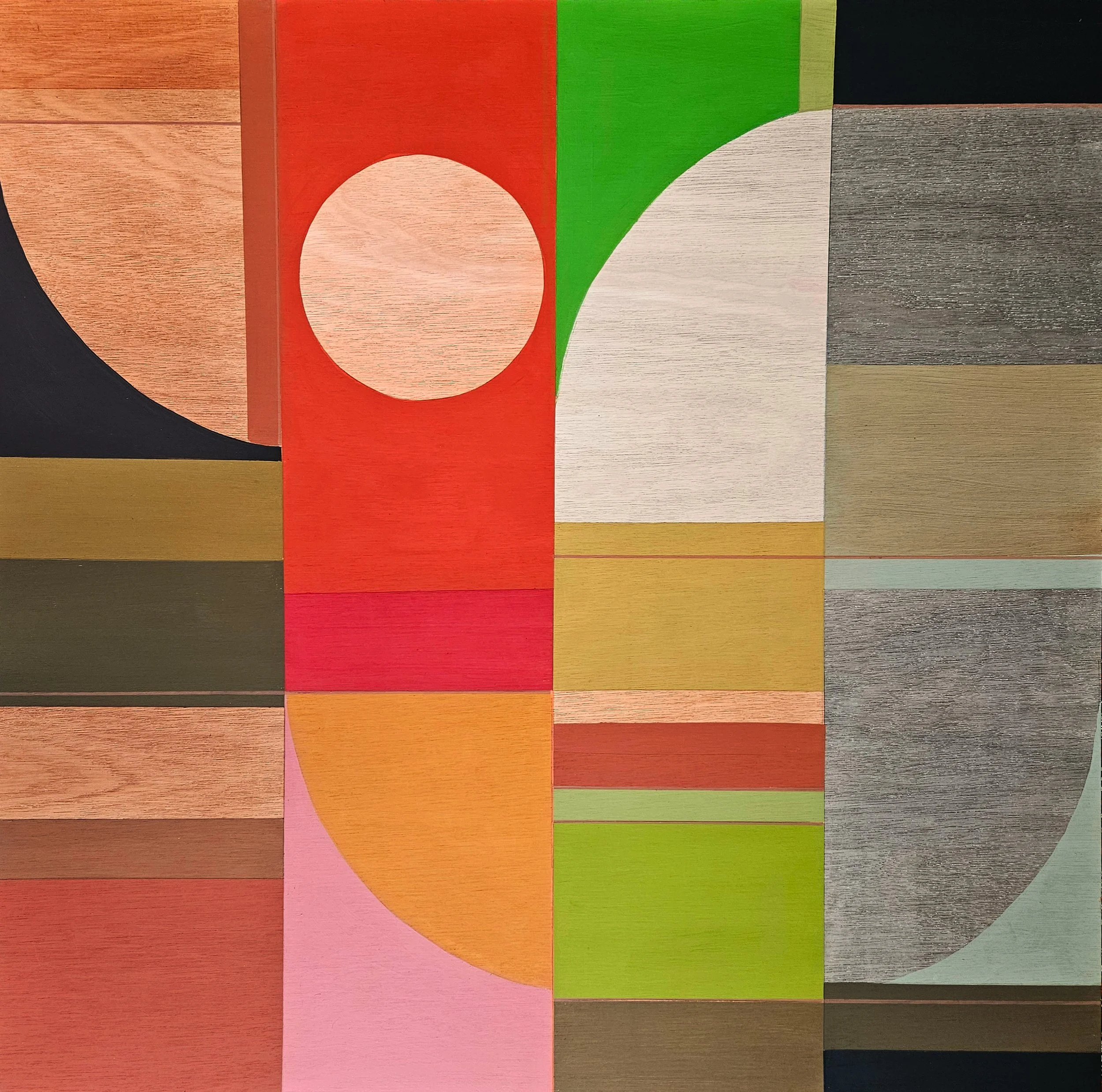 THE FOUR SEASONS 2026
82x82 cm.  Colour pigment and polymers layers on wood panel presented in a fine bespoke cherry frame.  
Contact me direct for details