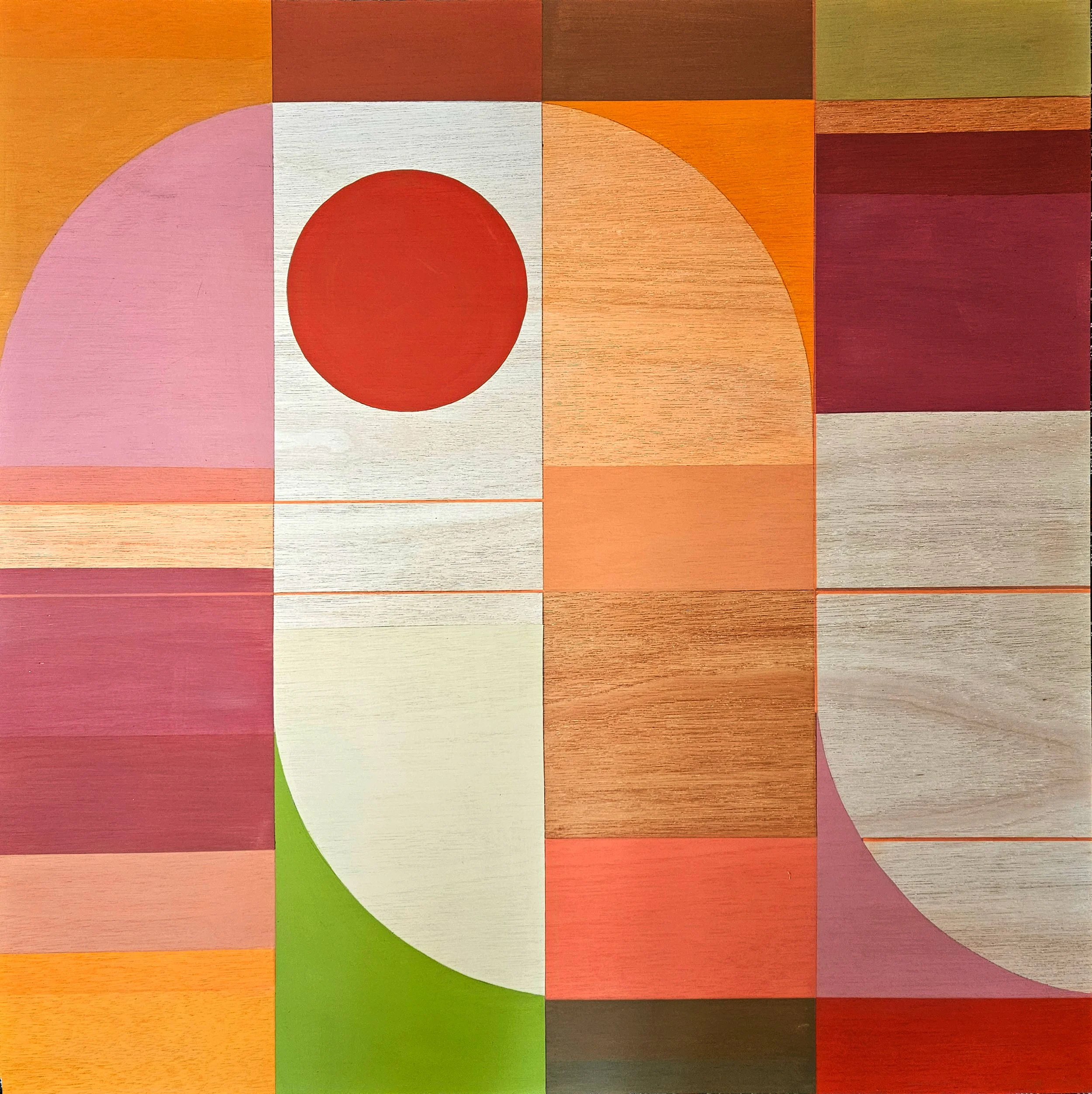 HELLO SUNSHINE 2026
82x82 cm.  Colour pigment and polymers layers on wood panel presented in a fine bespoke cherry frame.  
Contact me direct for details
