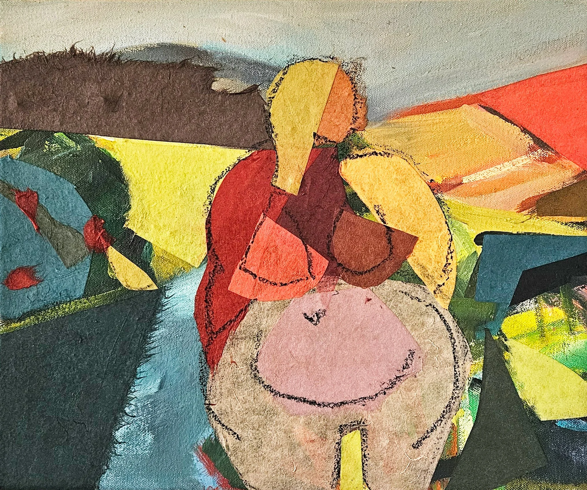 WOMAN IN THE LANDSCAPE, 2026
Mixed media on canvas. 30x25.5 cm
Contact me for more details