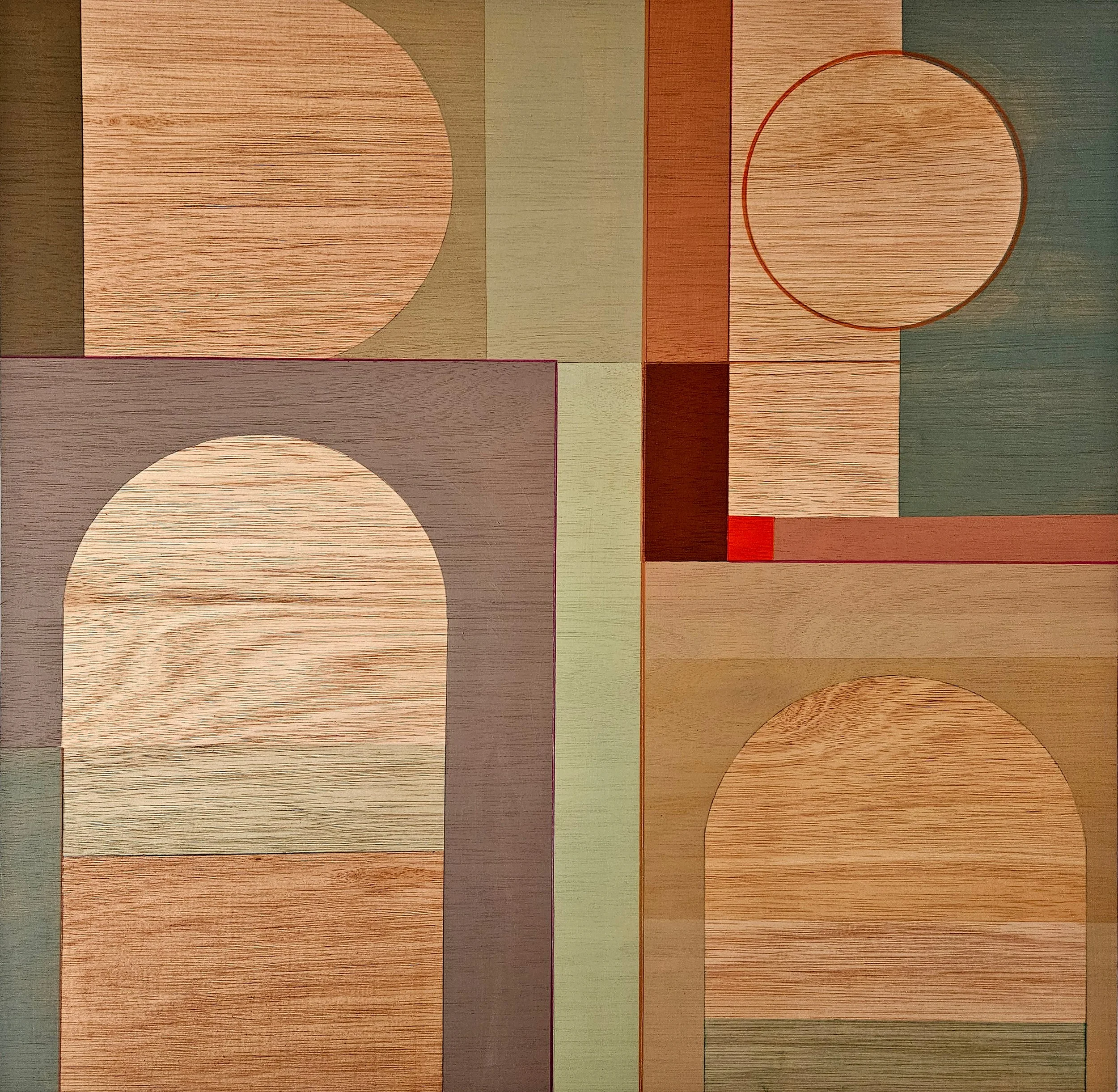 VALENCIA IV, 2026
Pigment & polymers on wood panel in bespoke cherry frame. 62x62cm. Contact me direct for further details
