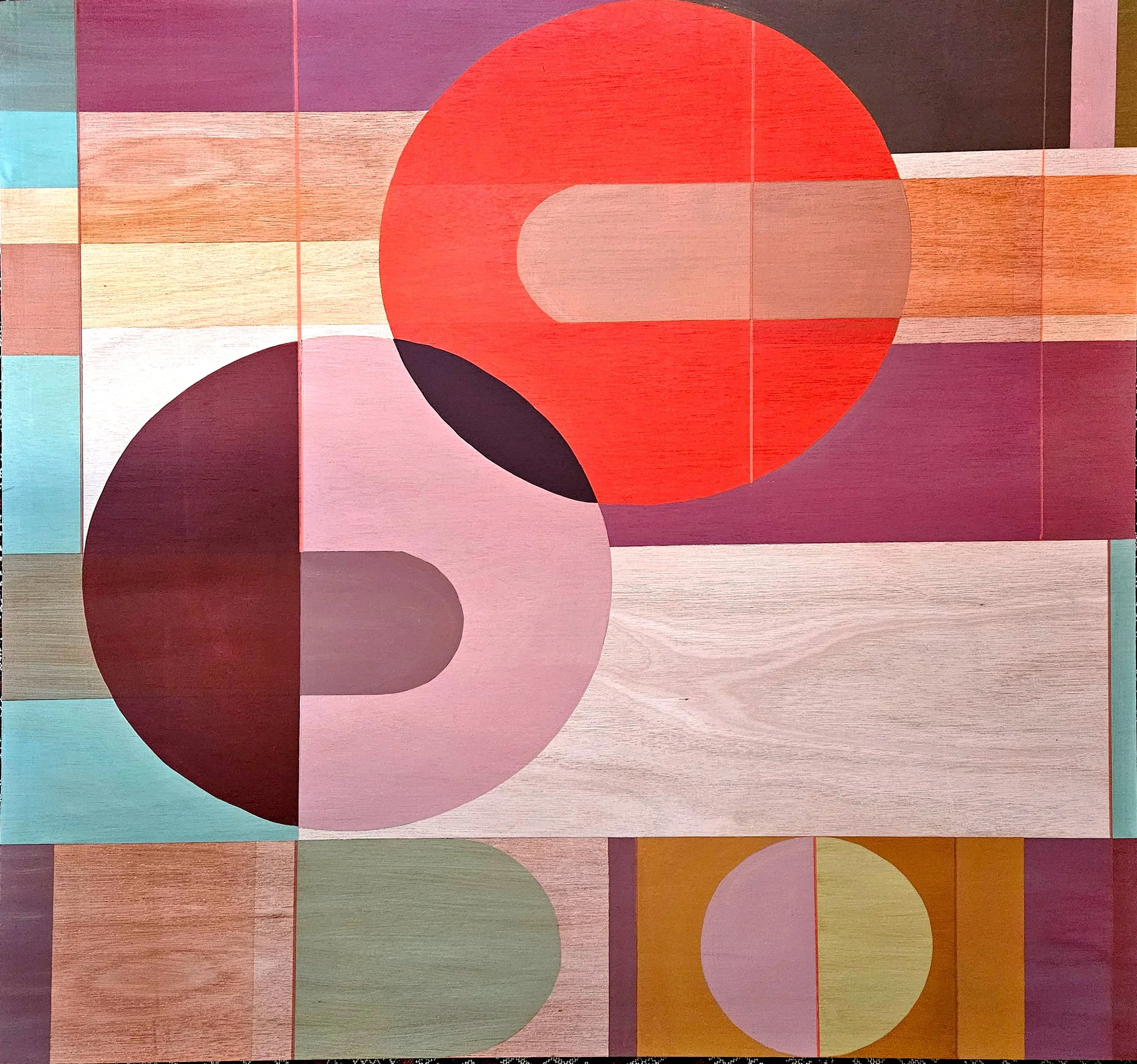 ECLIPSING 2026
100 x 100 cm
Colour pigment and polymers layers on wood panel presented in a bespoke cherry wood frame.  
Contact me direct for details
