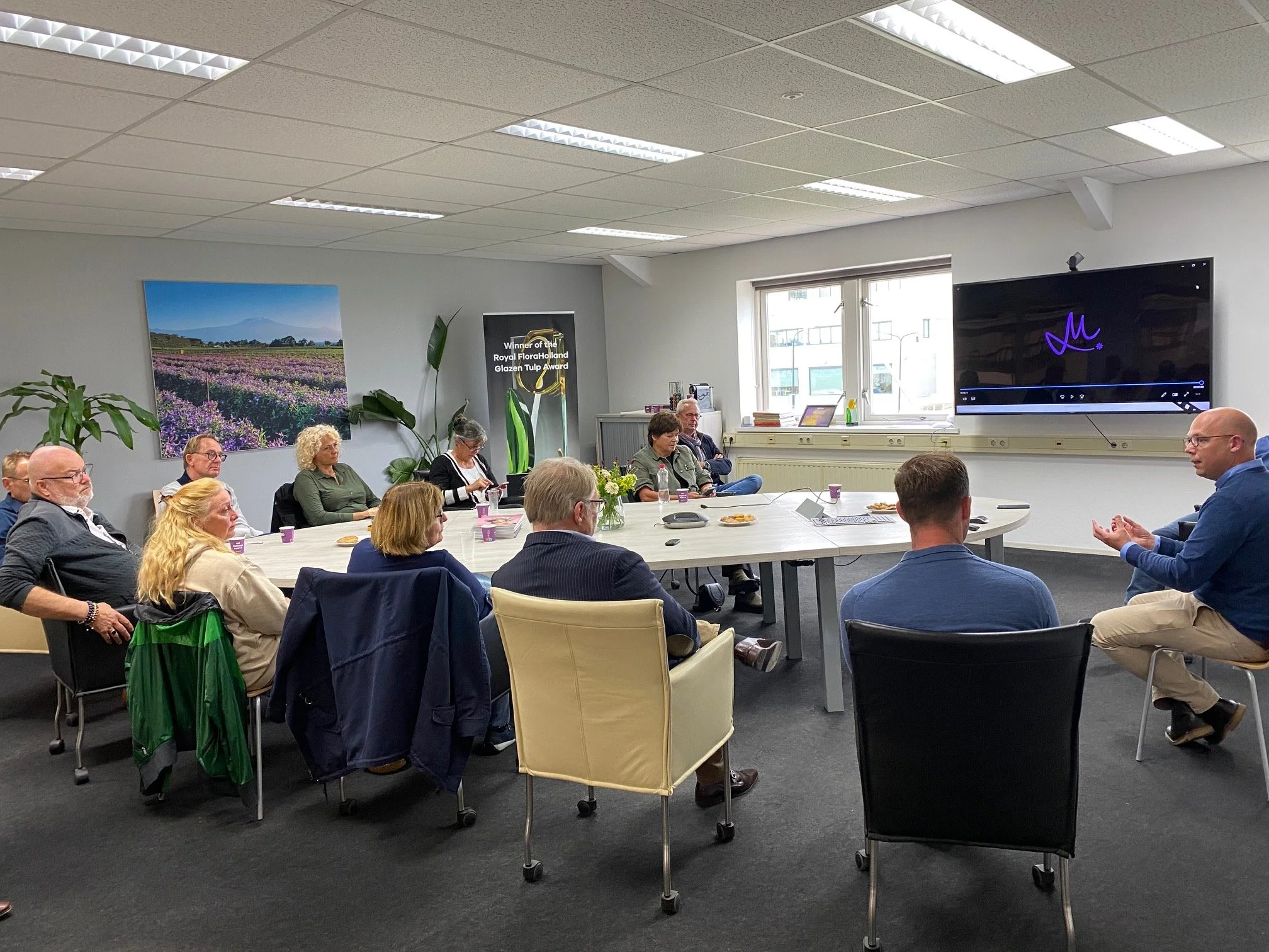 Raadsleden Aalsmeer op bezoek bij Marginpar