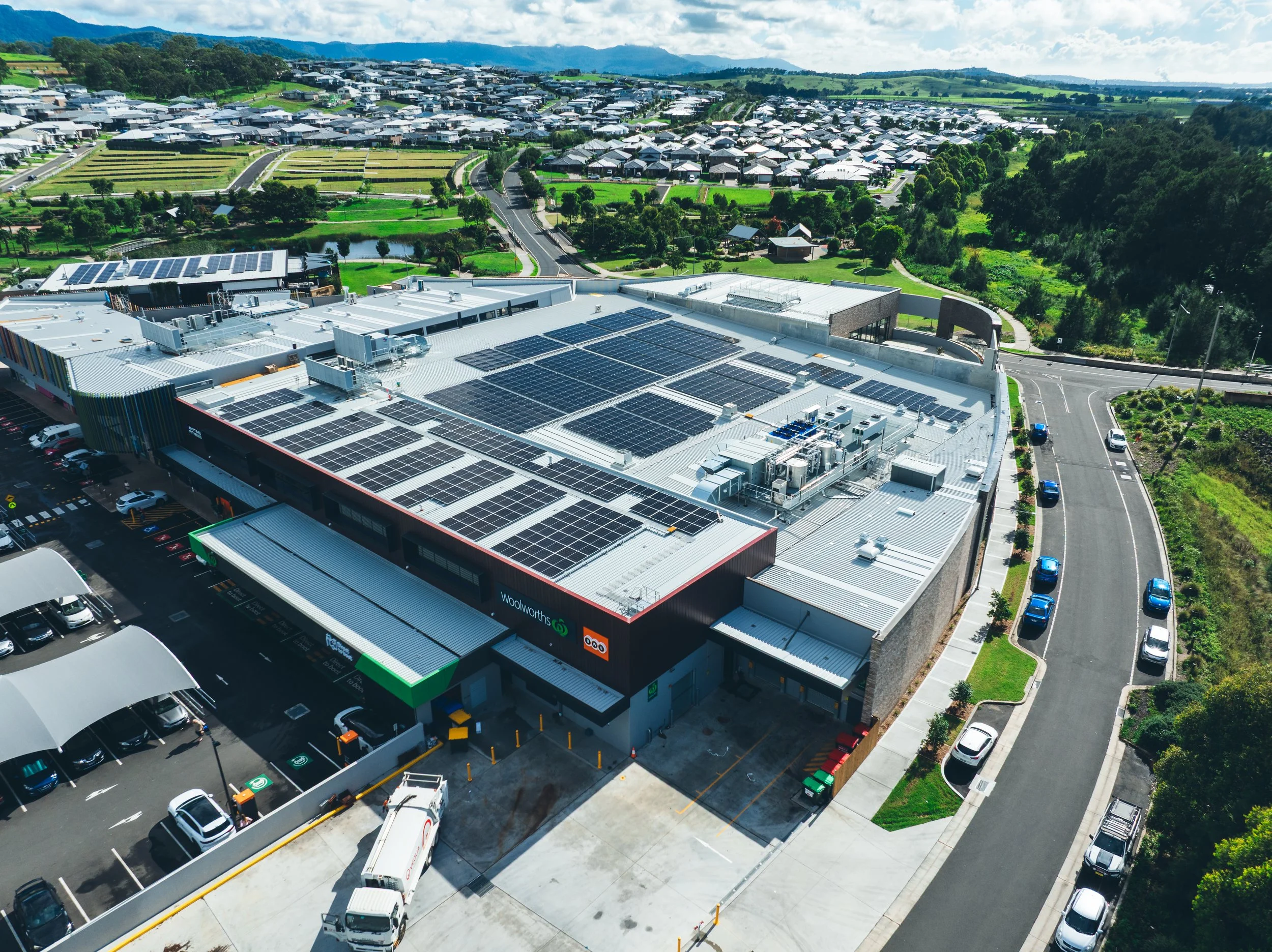 REVELOP Calderwood Village - Project Showcase Aerial Drone Photography by Ether Visuals