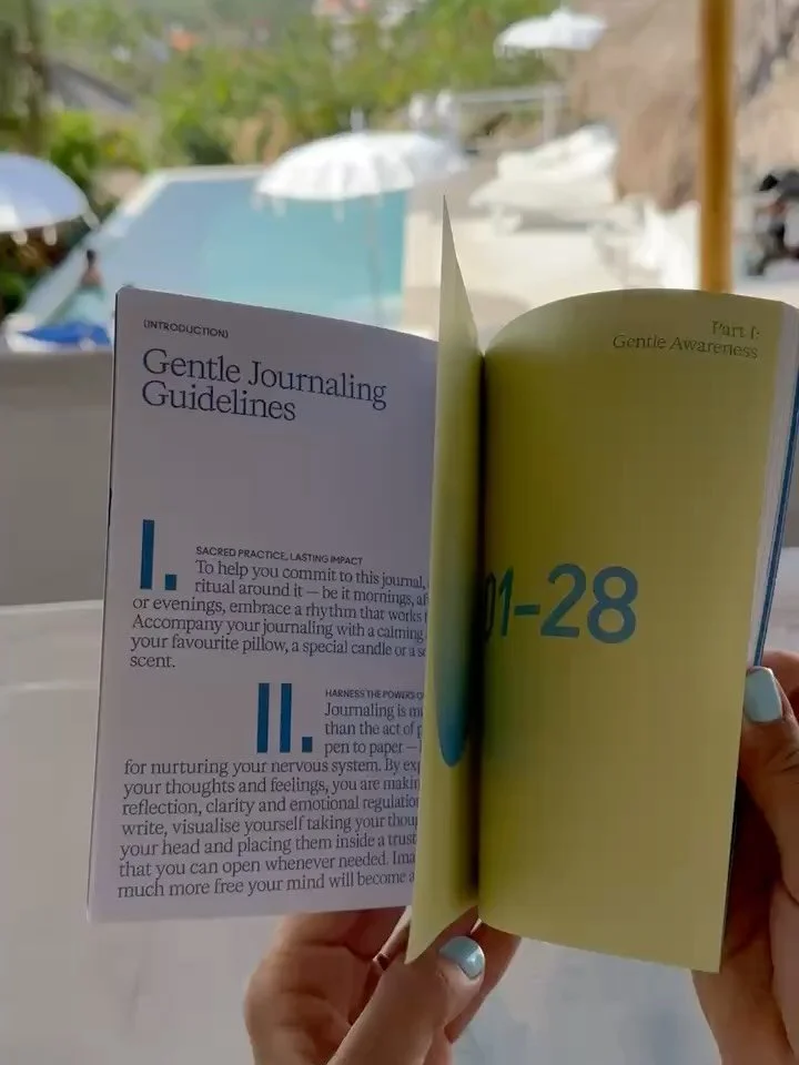 The Gentle Confidence Journal is back in stock with a bang! 

Starting from crossing the Atlantic on @hapaglloydcruises with every guest 🌊 

This is our 2nd print and I am so happy to share all the inspiring memories that have already happened since