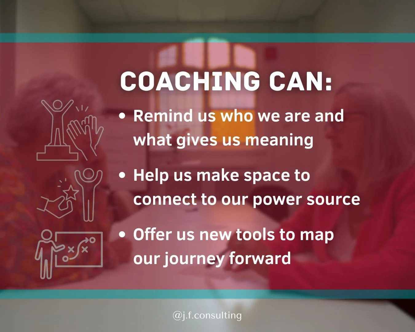 There's no moment on our journeys when coaching doesn't add value. It reminds us of what we already know, helps us step out of our comfort zones into growth, and prioritizes our wellness and joy. 🌟✨ 

Whether you're just starting out or are well alo