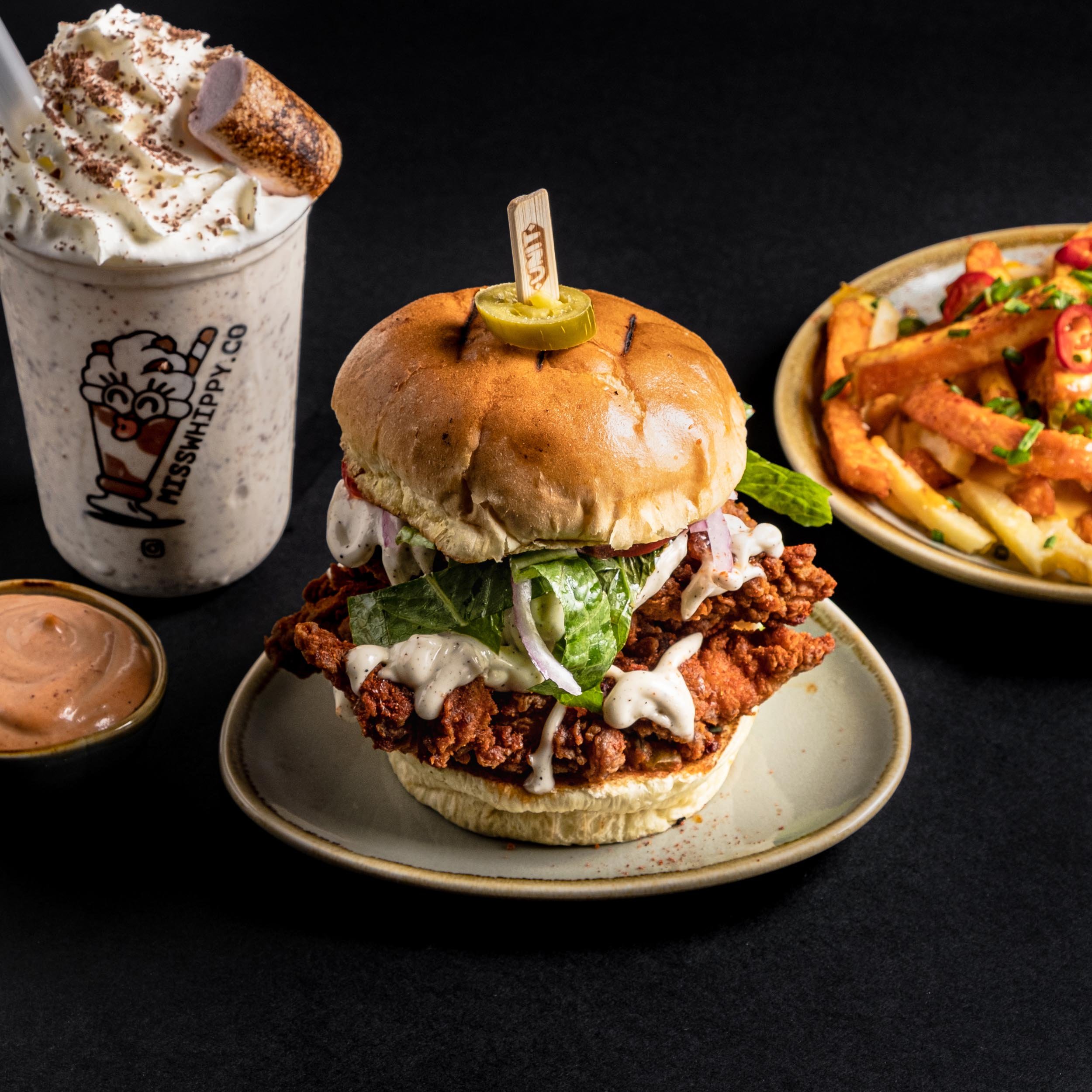 burgers, shakes and wings — Unit Food