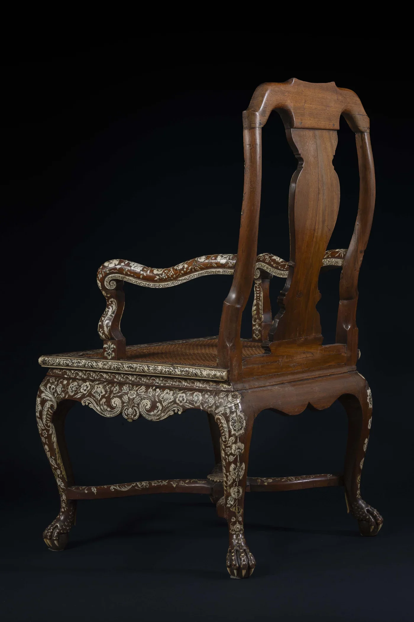 Anglo-Indian, Vizagapatam, Spectacular and Rare Armchair 4.webp