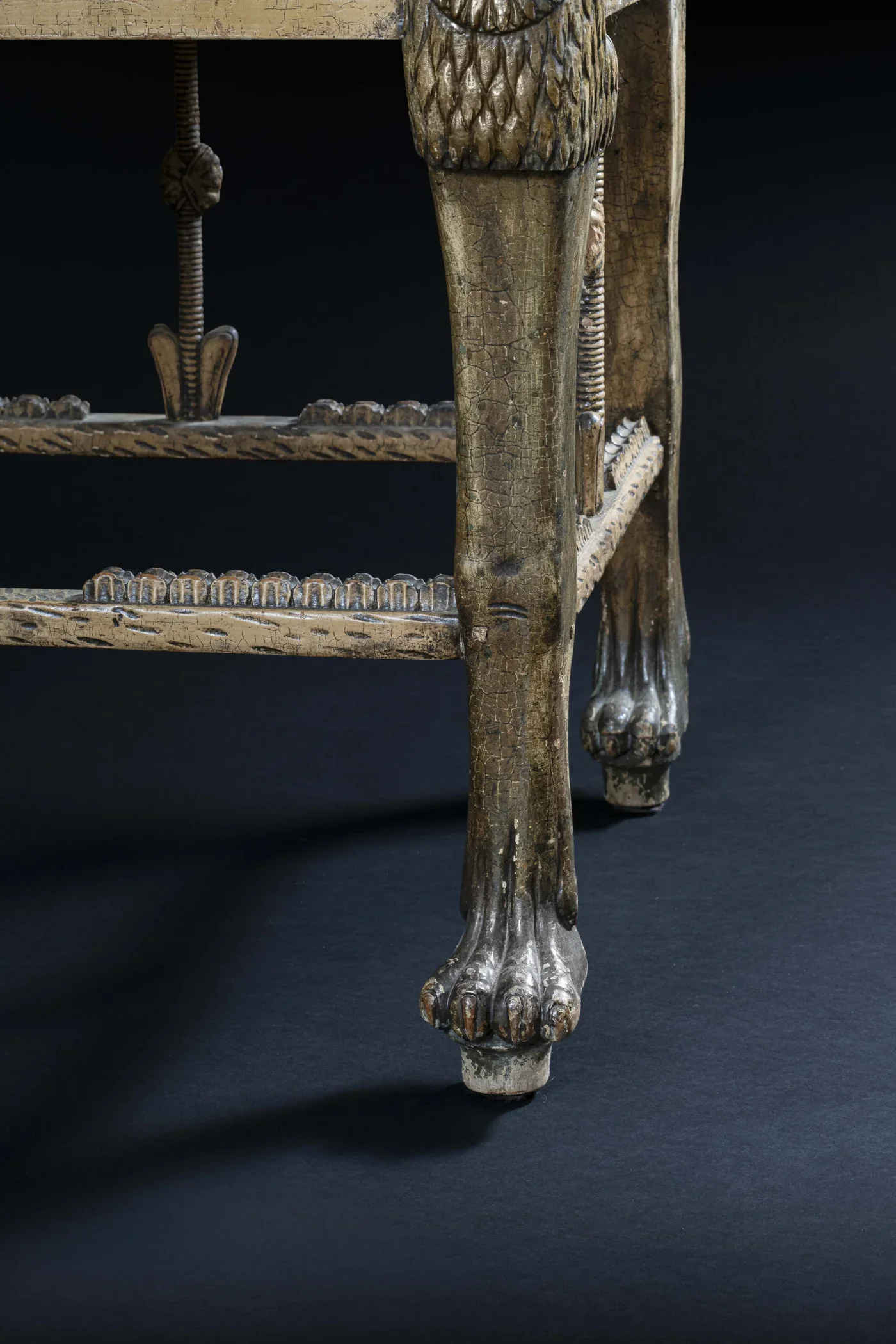 Italian, Pair of "Tutankhamun Throne" Armchairs 11.webp