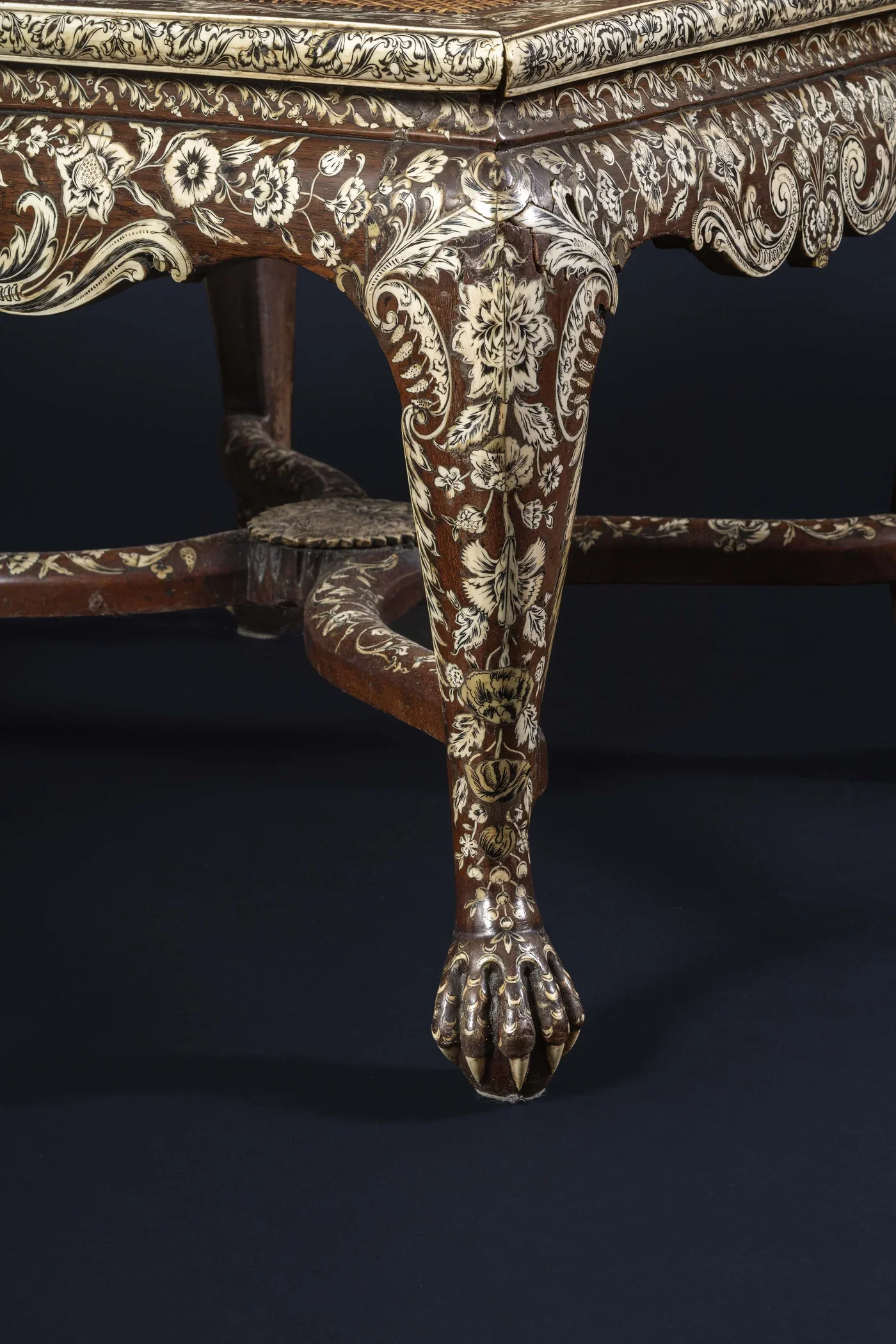 Anglo-Indian, Vizagapatam, Spectacular and Rare Armchair 9 .webp