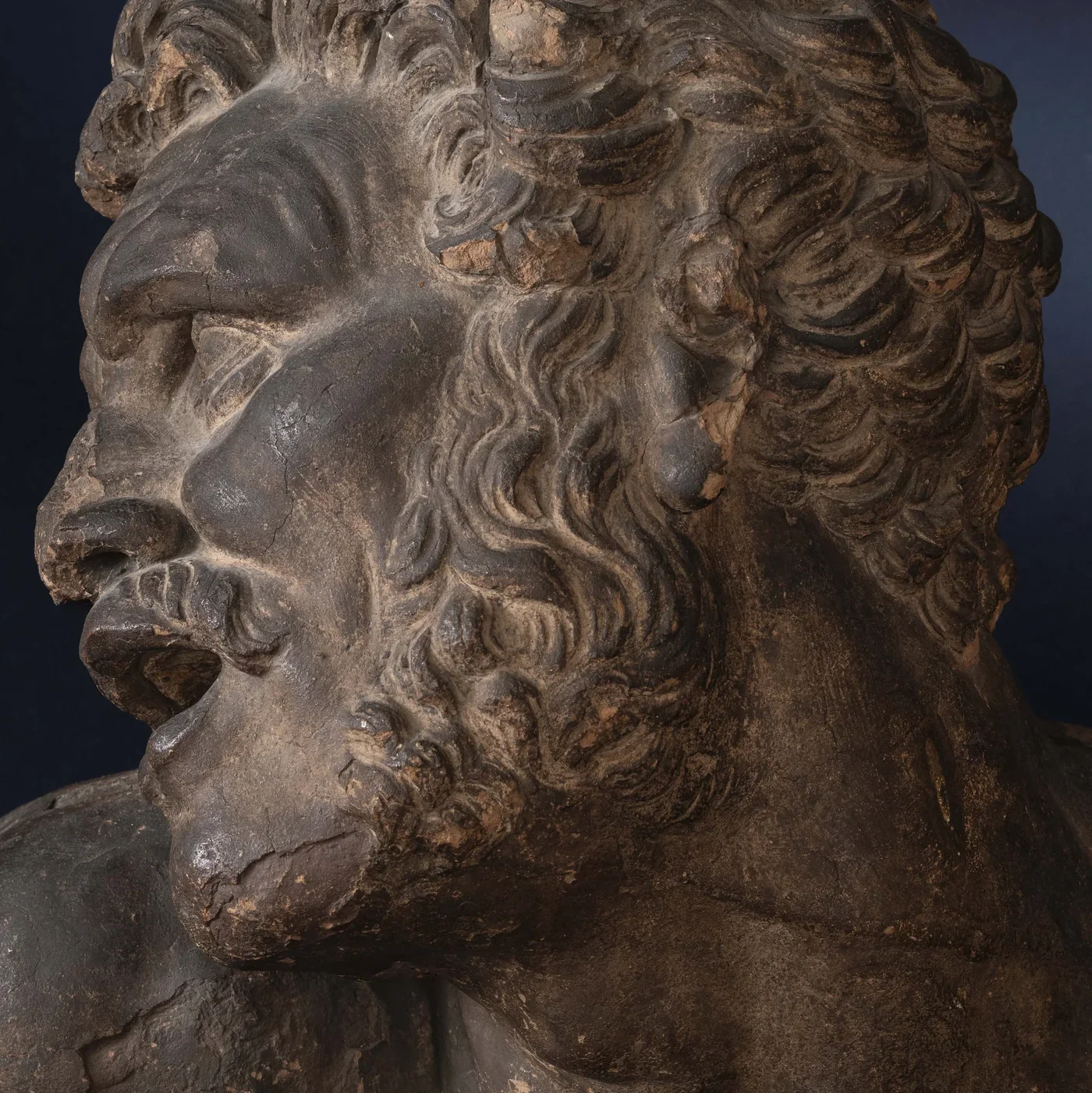 After Pierre Puget (1620-1694), Bust of Milo of Croton 2.webp