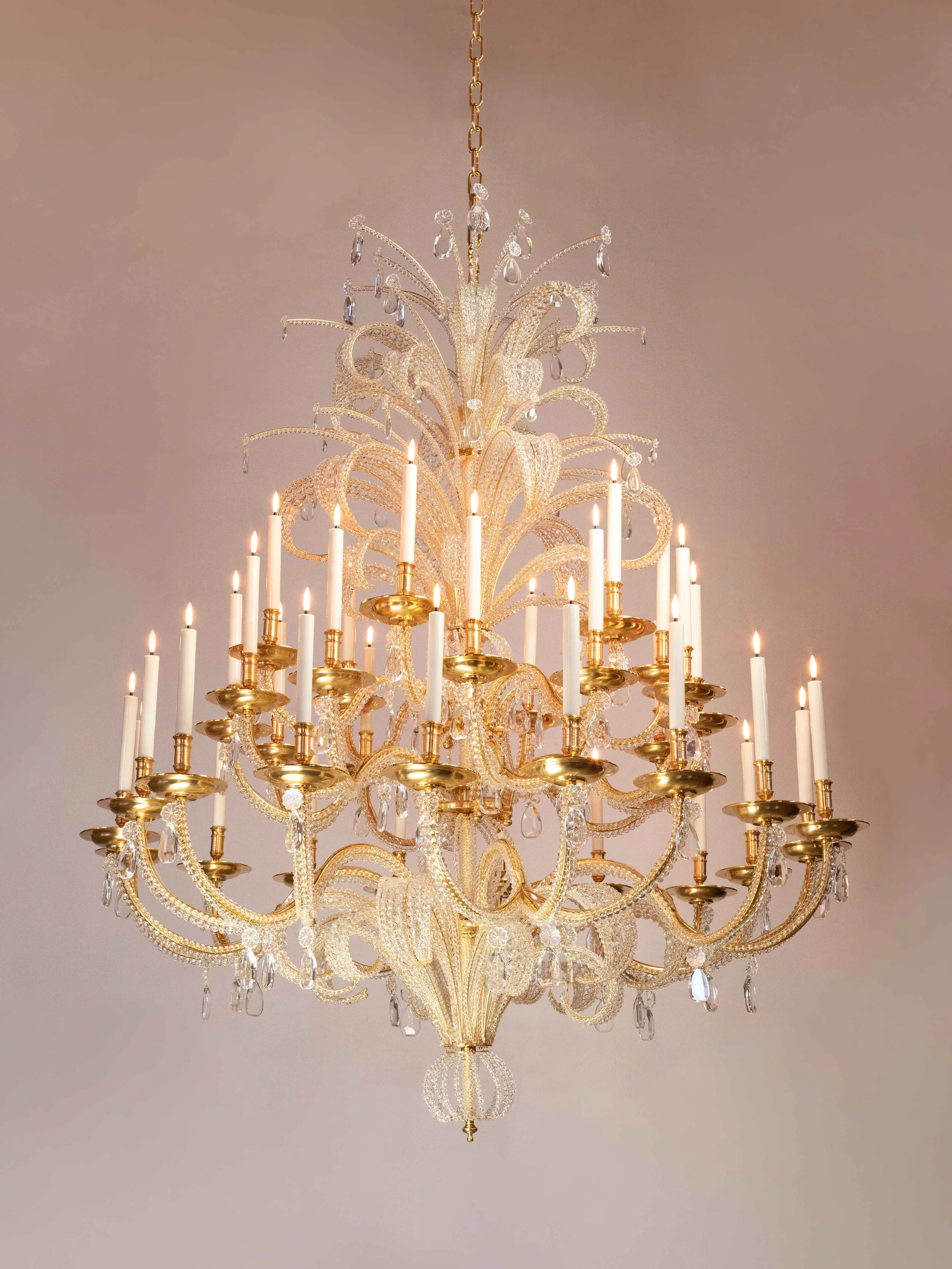 MATHIEU LUSTRERIE | Feathers crystal Chandelier