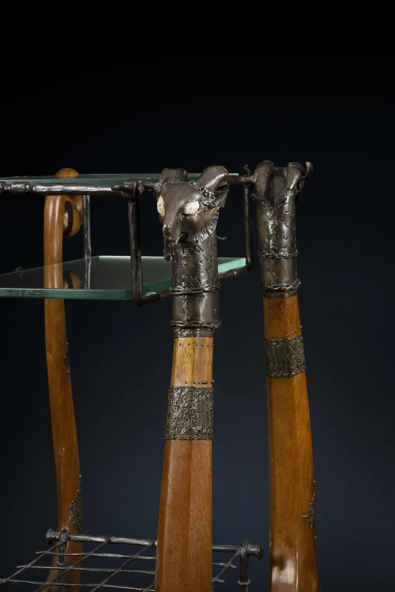 François Thevenin (1931-2016), Lions Table and Deer Table 14.webp