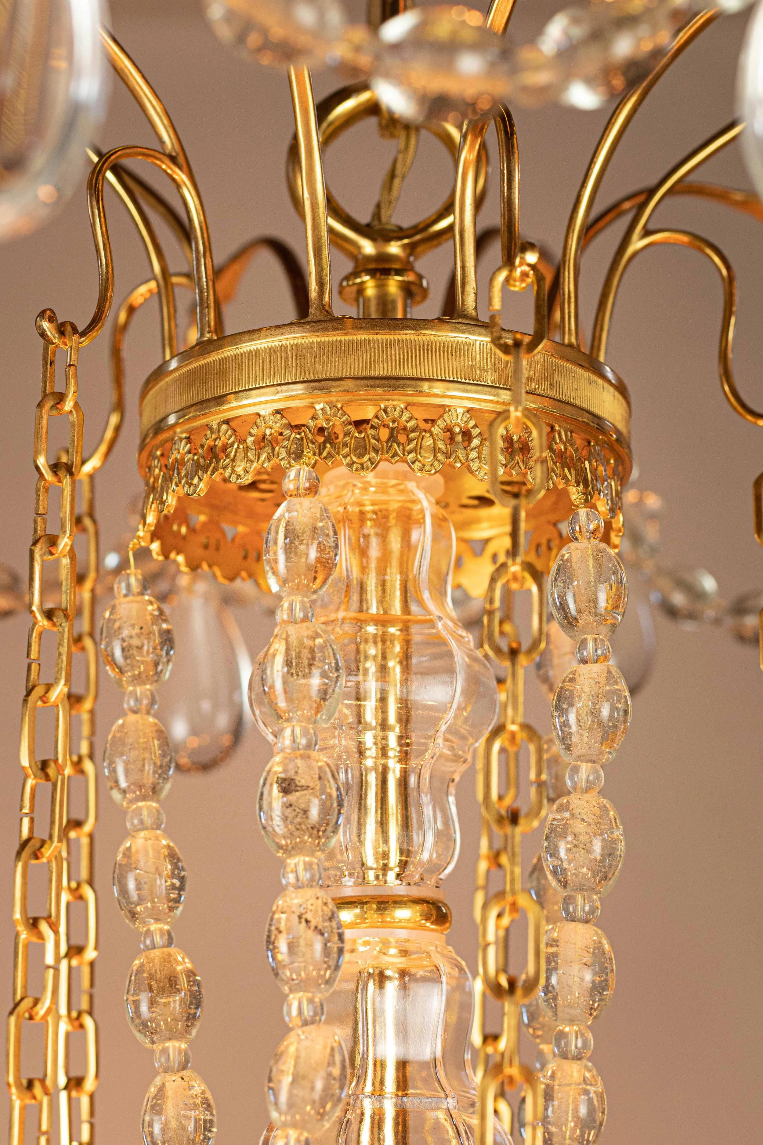 Chandelier in the 18th century style with Crystal Drops 4.jpg