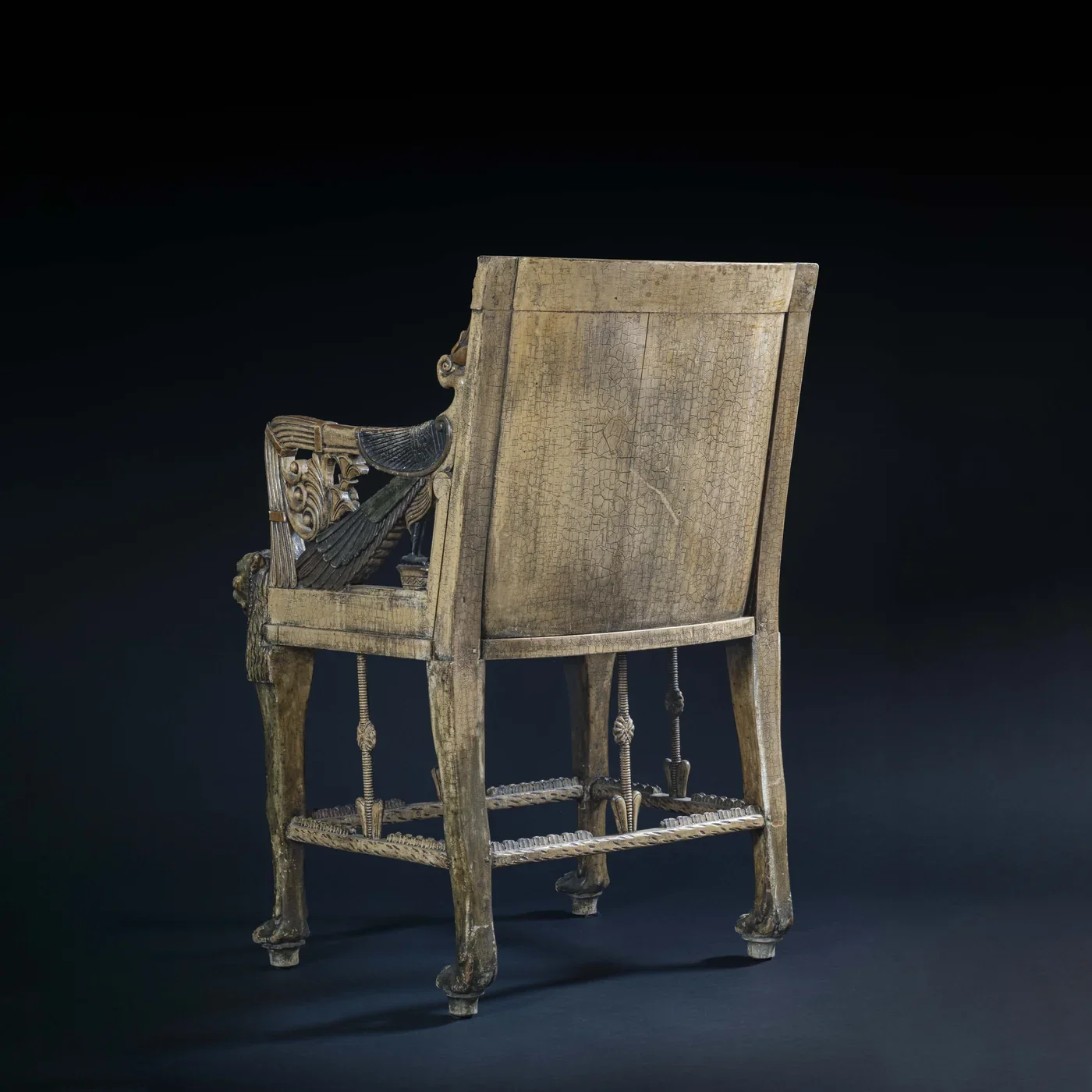 Italian, Pair of "Tutankhamun Throne" Armchairs 5.webp