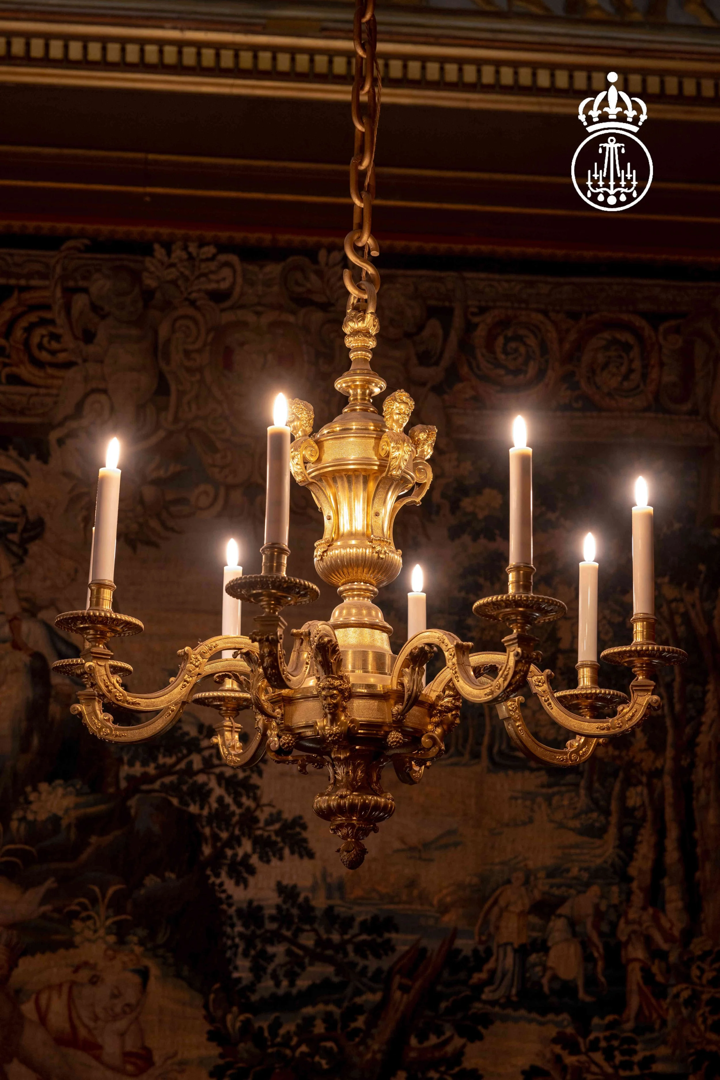 Mazarin chandelier from the Château de Vaux-le-Vicomte by artist André Charles BOULLE 2.jpg