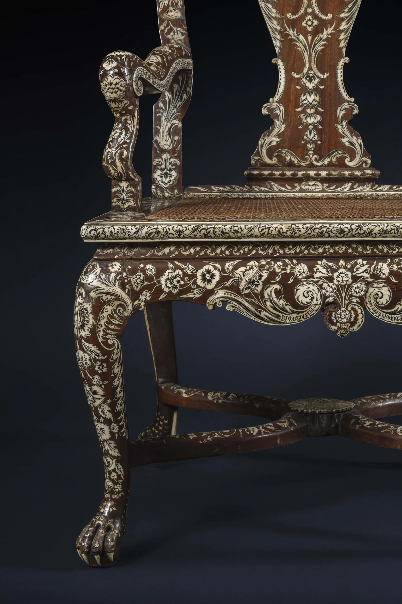 Anglo-Indian, Vizagapatam, Spectacular and Rare Armchair 5.webp