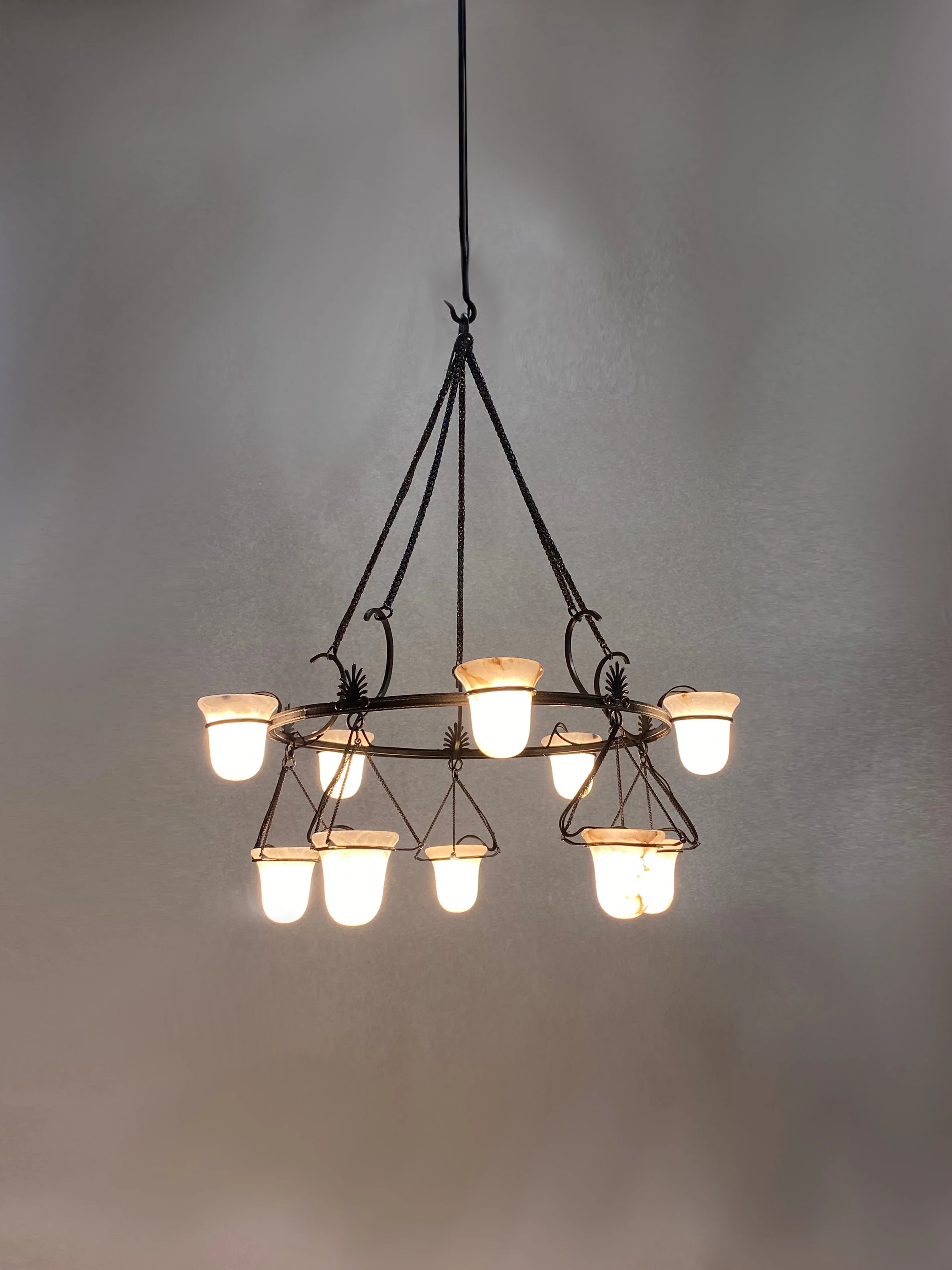 Kerylos chandelier with alabaster lamps 1.webp