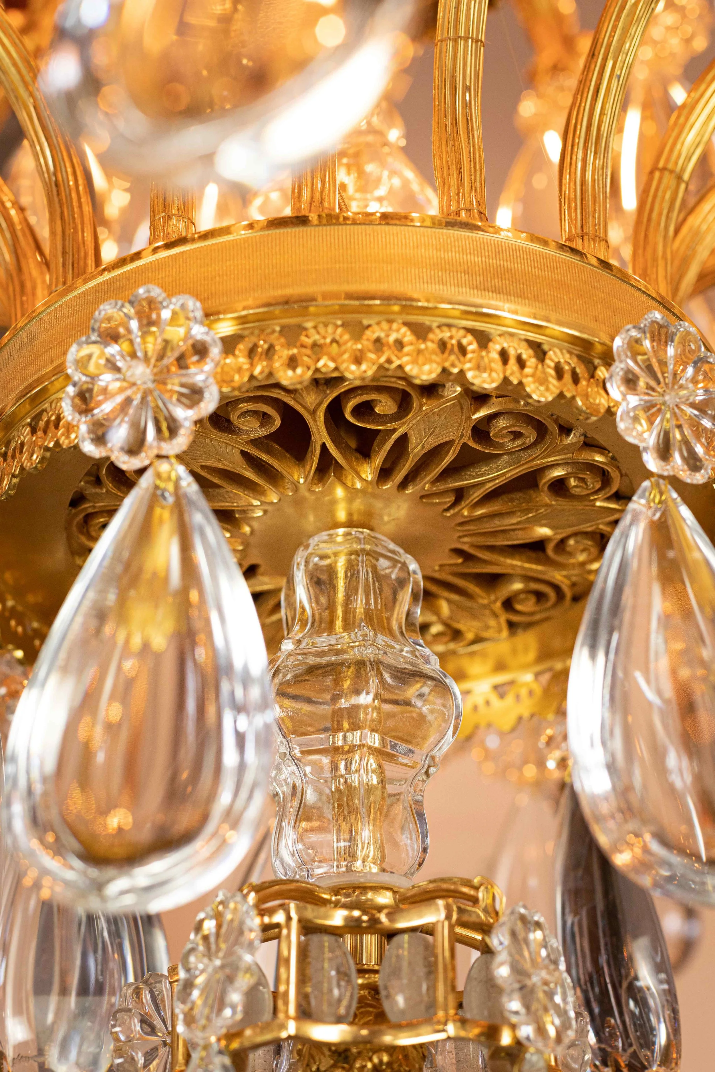 Chandelier in the 18th century style with Crystal Drops 2.jpg