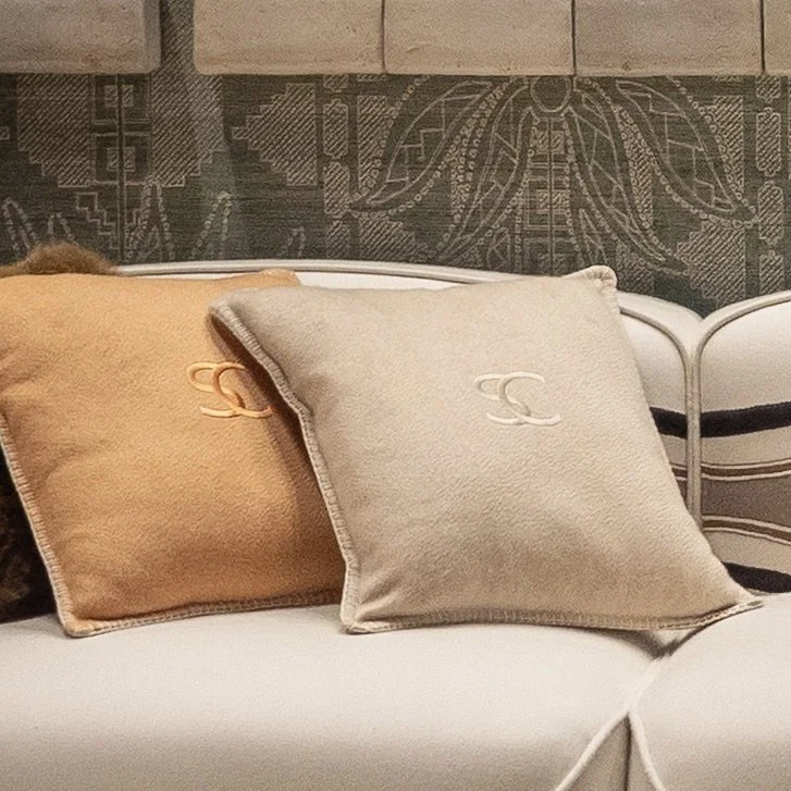 STEPHANIE COUTAS | Jardin D'Eden | Decorative Cushions | Cashmere