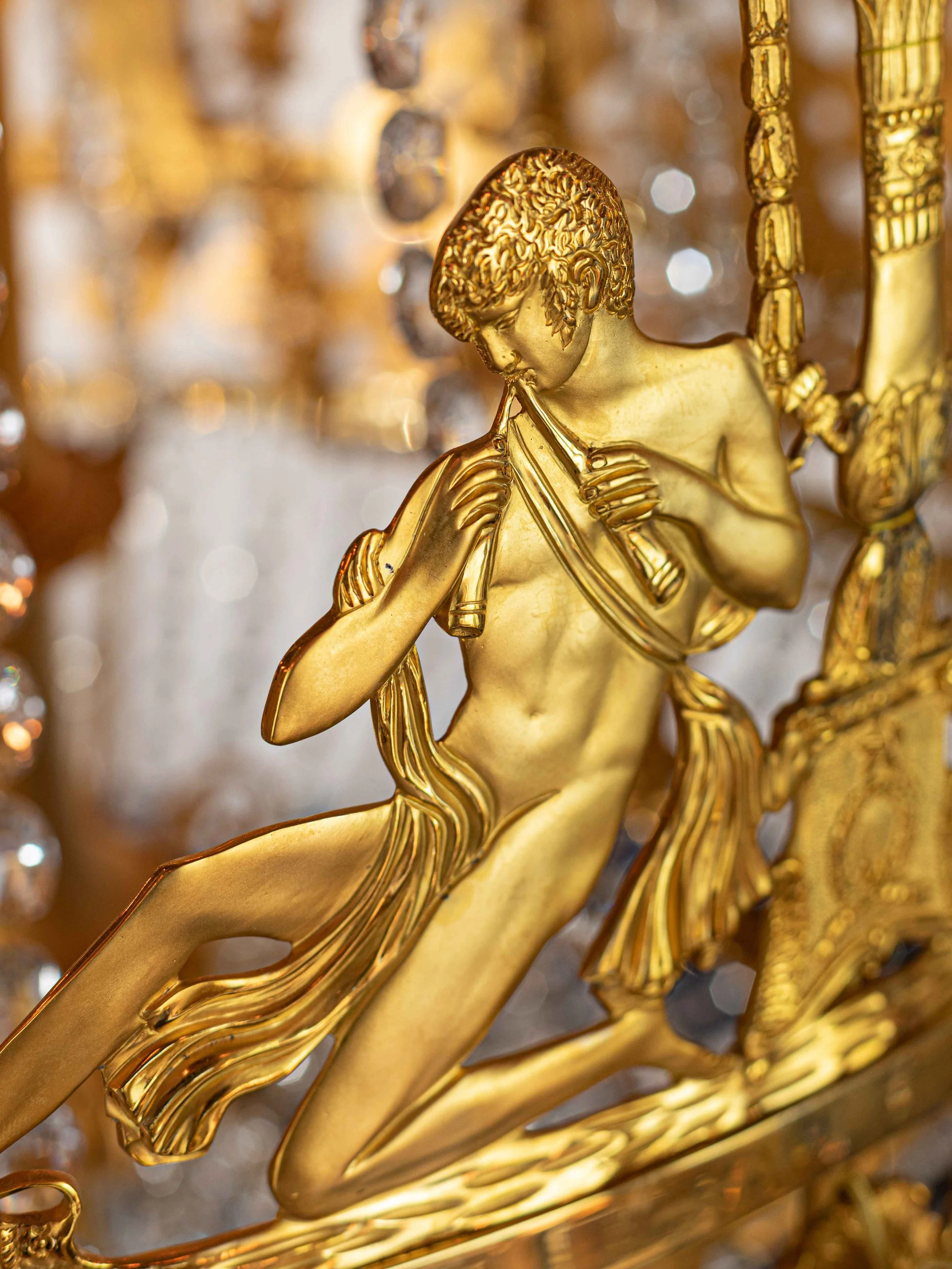 Important Empire Chandelier with Antique Decor 12.jpg