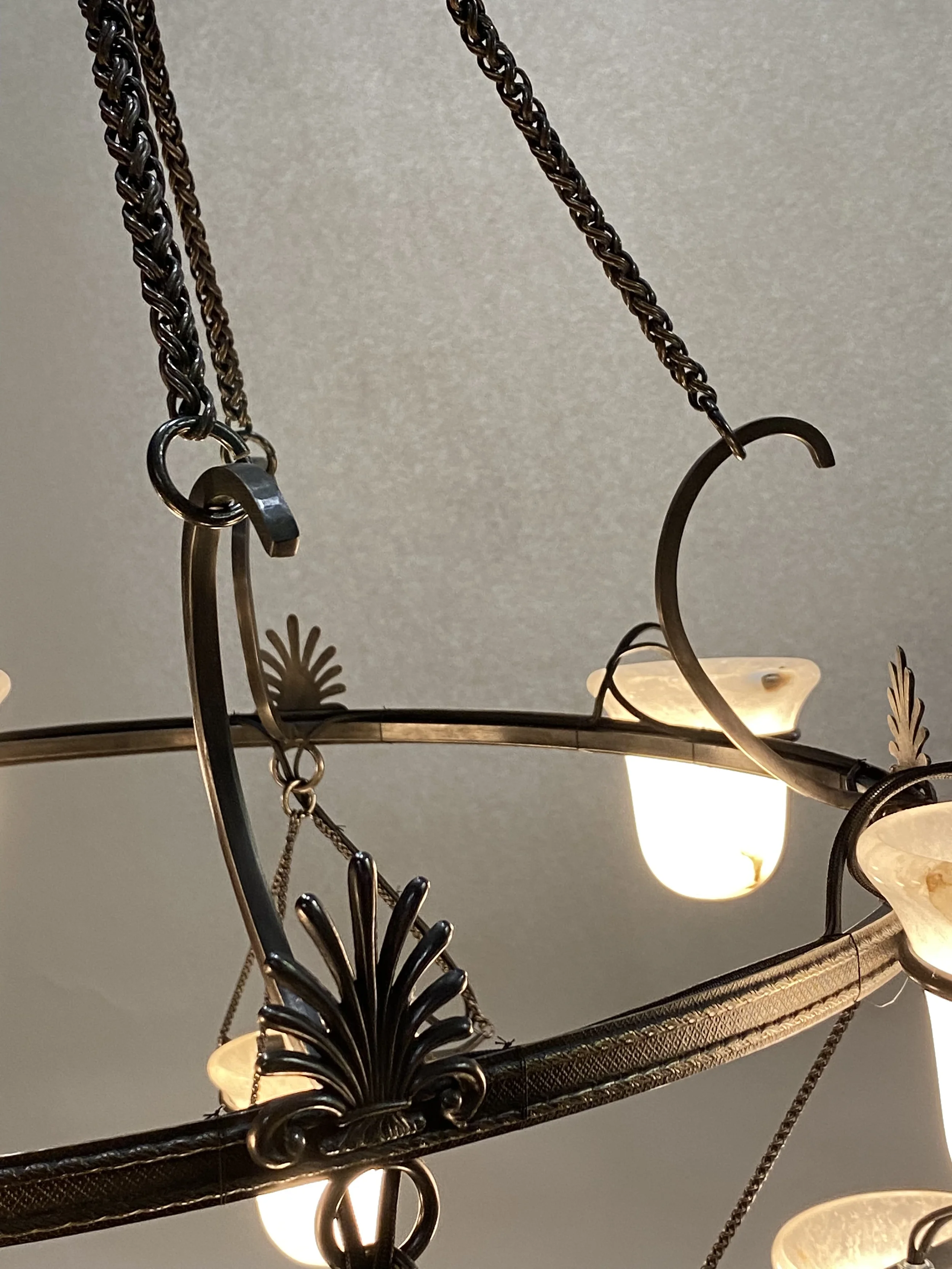 Kerylos chandelier with alabaster lamps 4.webp