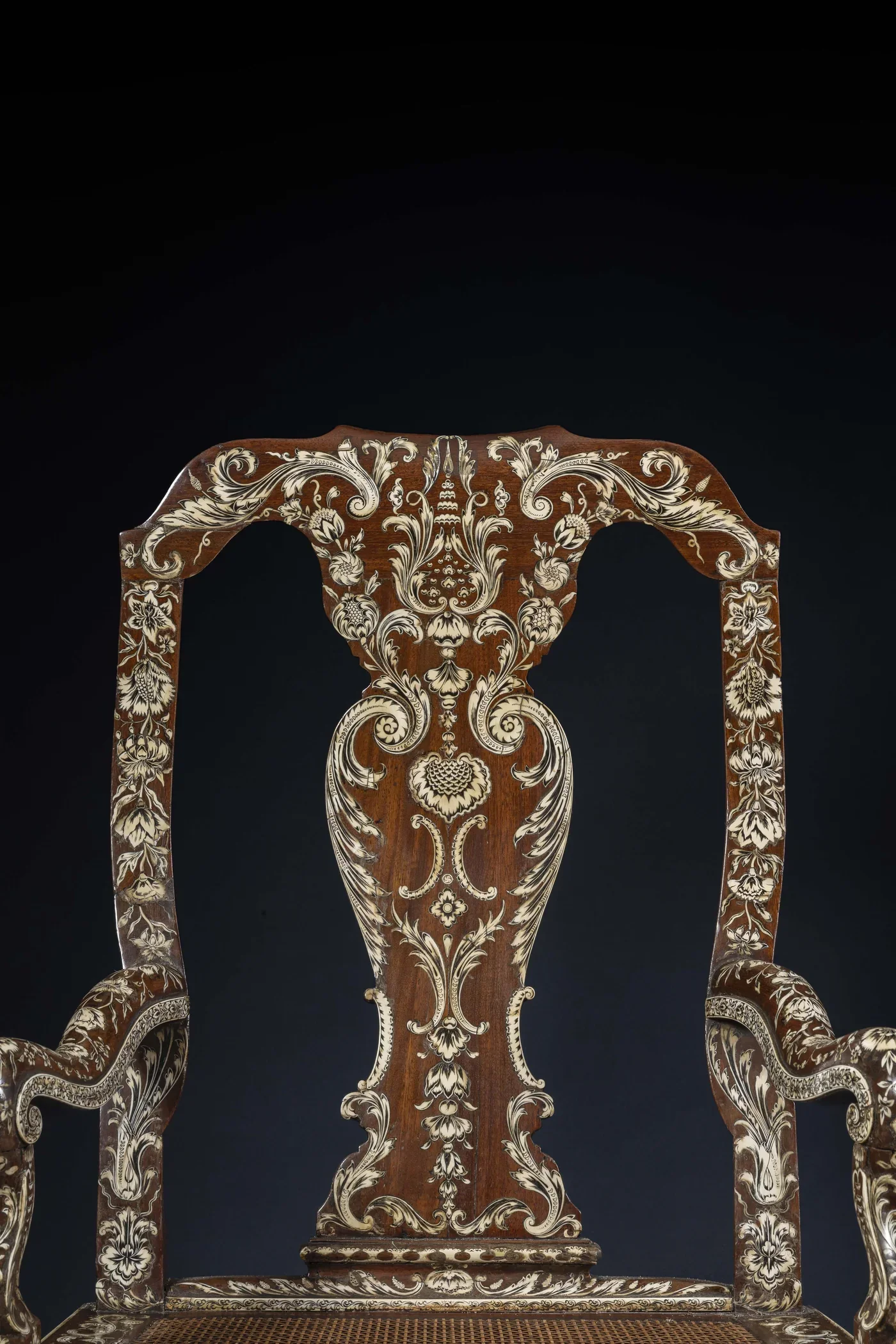 Anglo-Indian, Vizagapatam, Spectacular and Rare Armchair 6.webp
