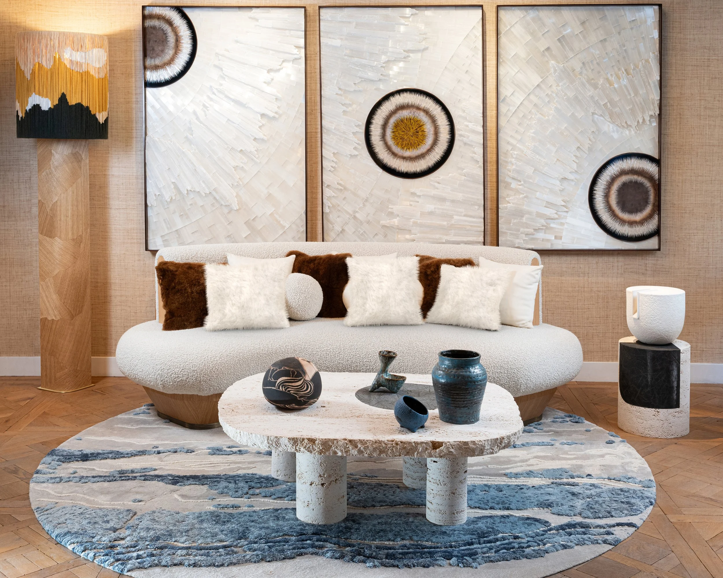 STEPHANIE COUTAS | Moon shell triptych