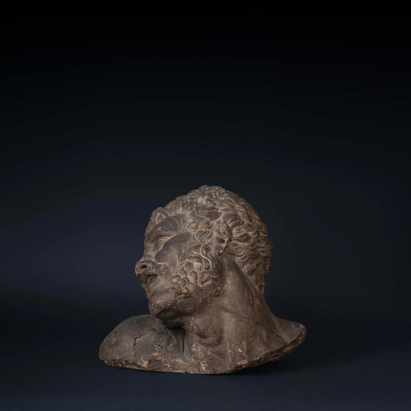 After Pierre Puget (1620-1694), Bust of Milo of Croton 3.webp