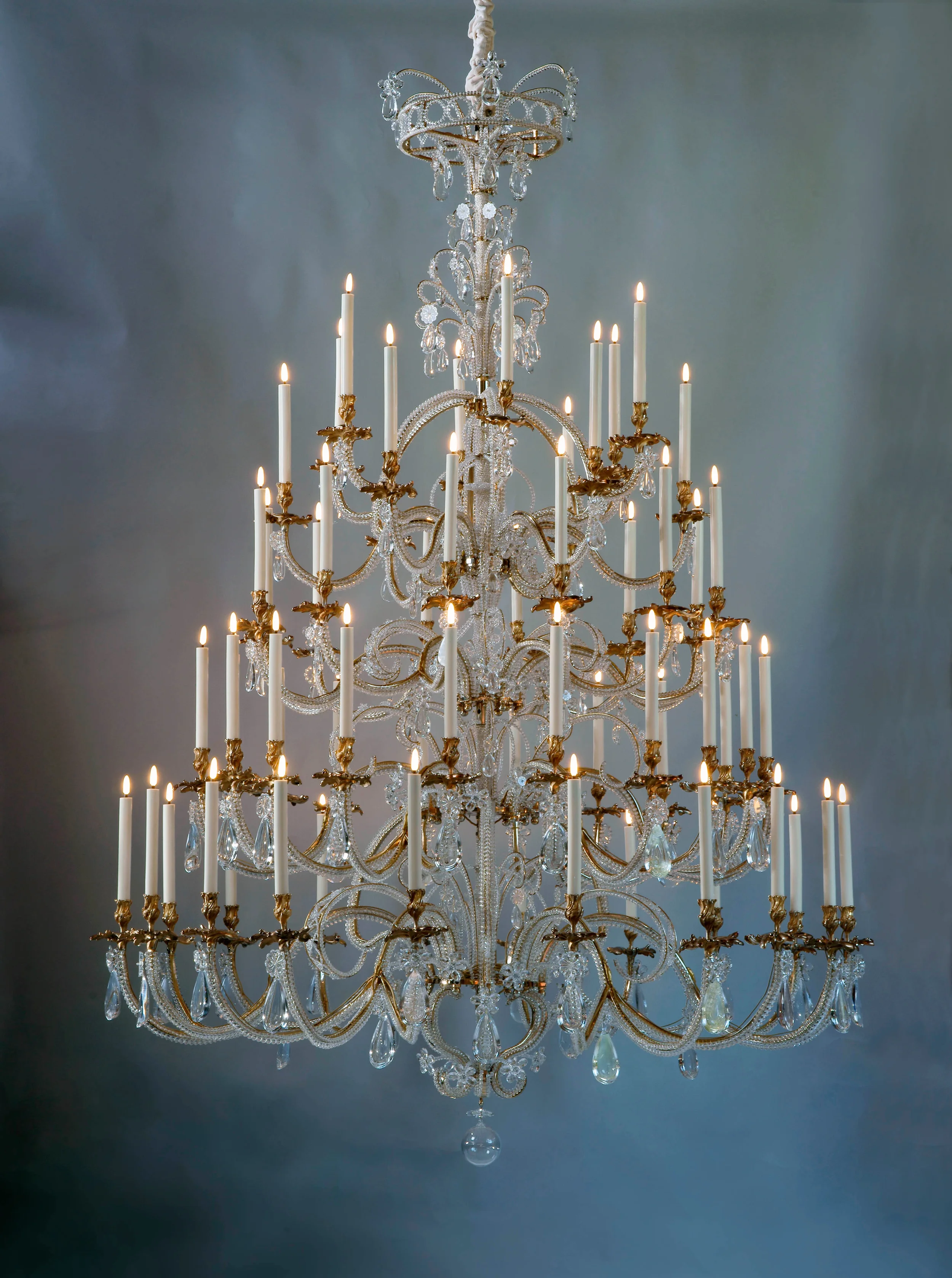 MATHIEU LUSTRERIE | Genoese Chandelier with 60 lights