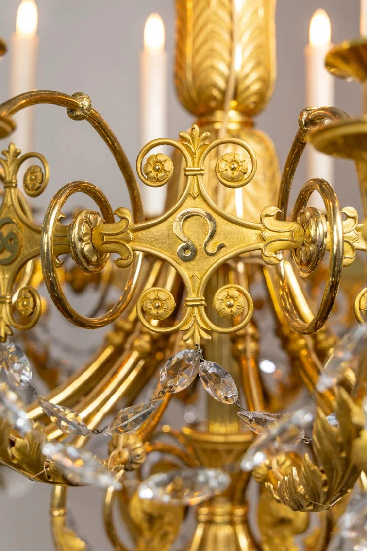 Empire chandelier with the sign of the zodiac from Marmottan library museum 9.webp