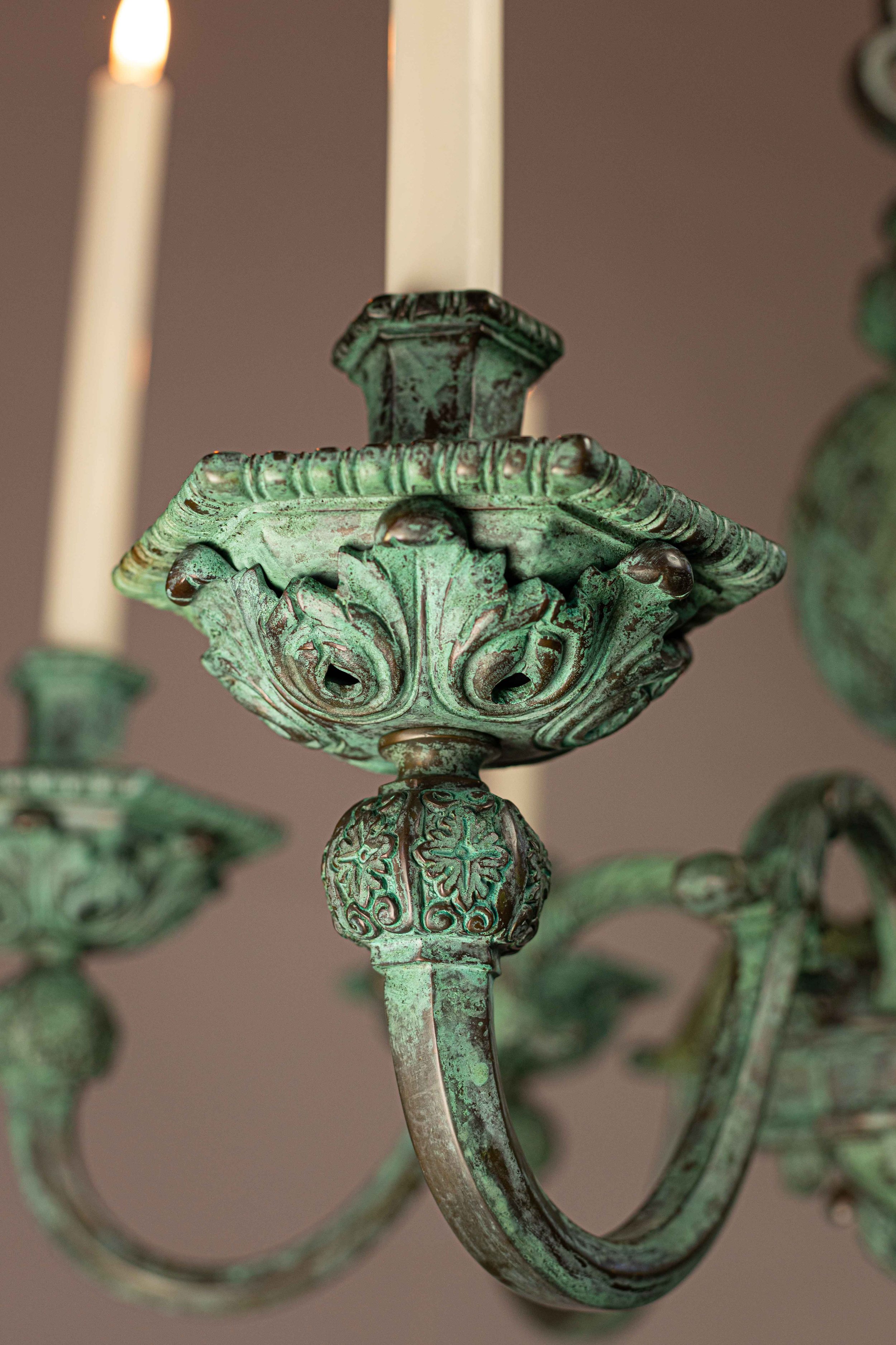 Louis XIV pineapple chandelier 3.jpg