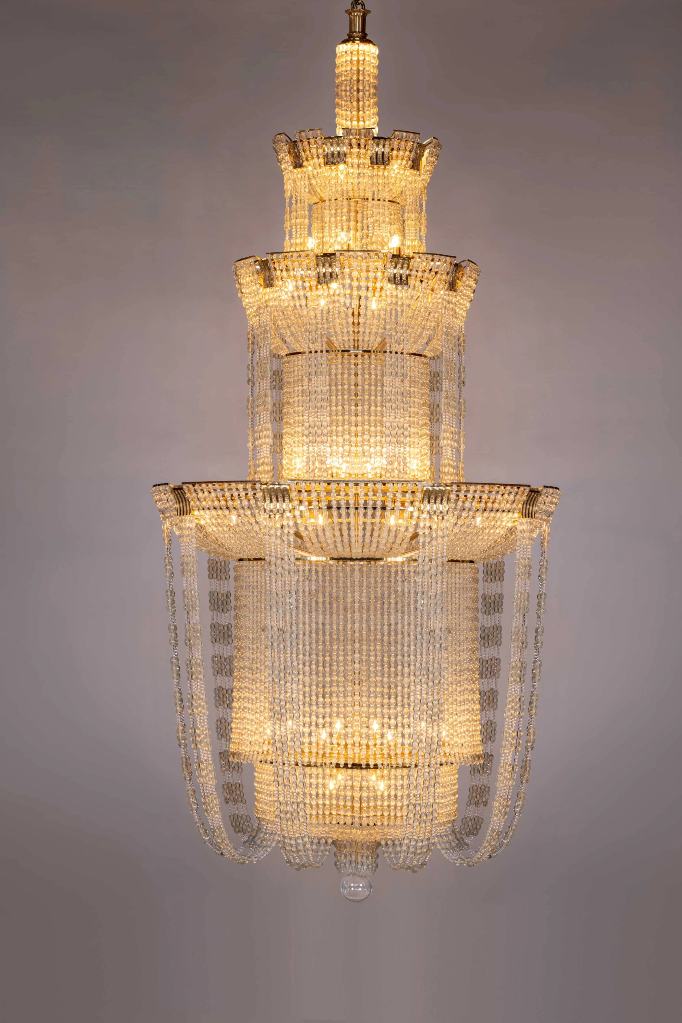 Huge glass cascade chandelier .jpg