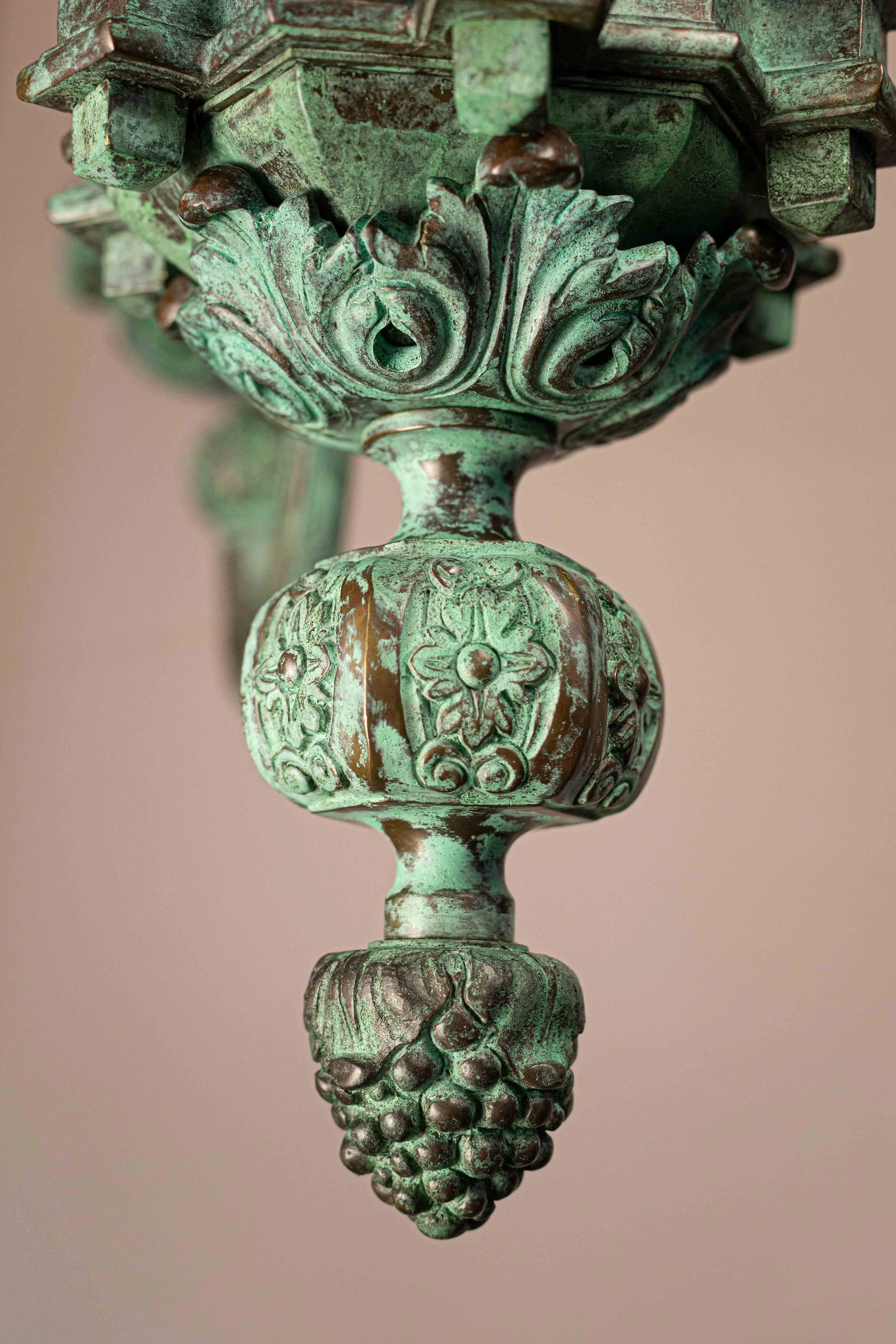 Louis XIV pineapple chandelier 2.jpg