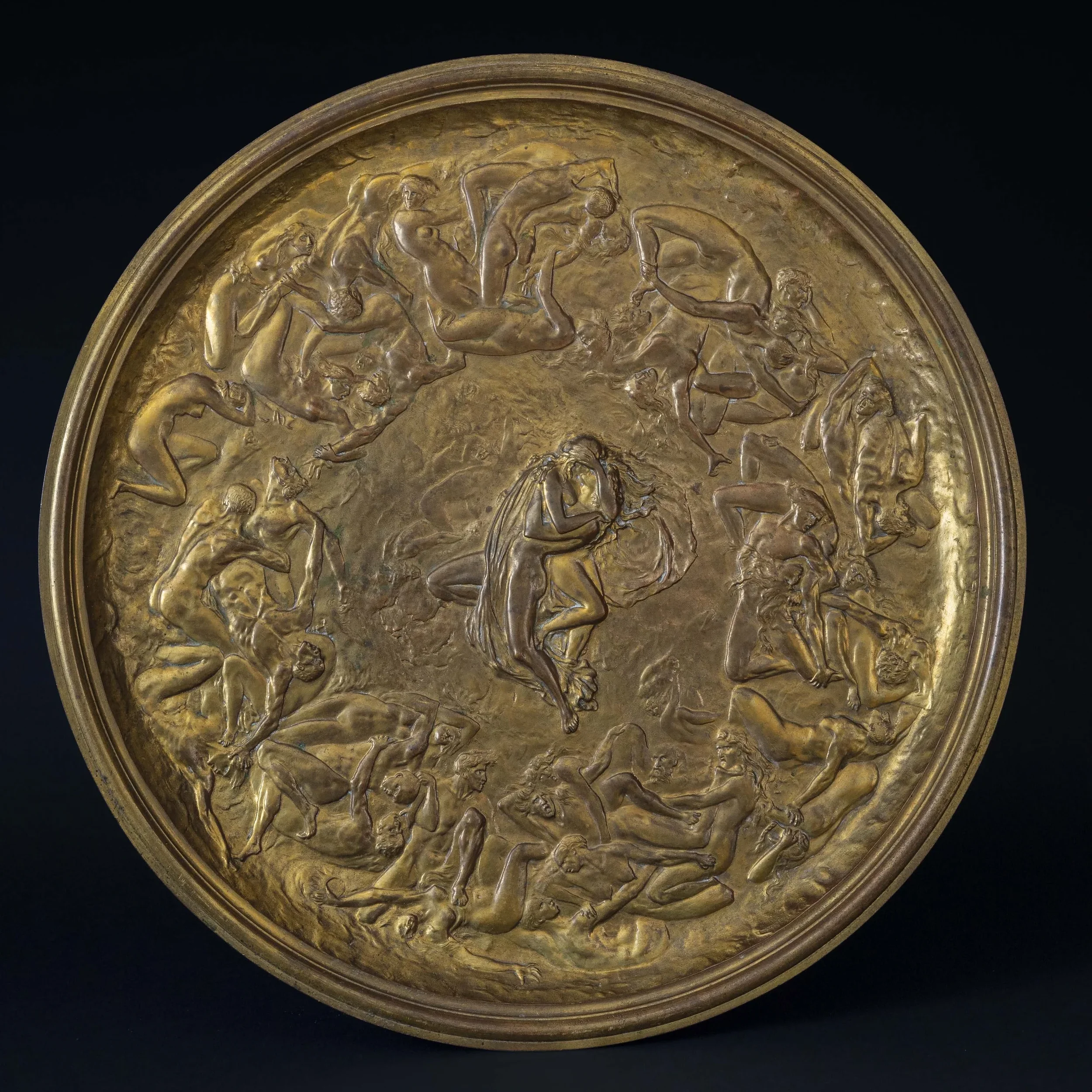 Set of 9 Neo-Renaissance Presentation Dishes .webp