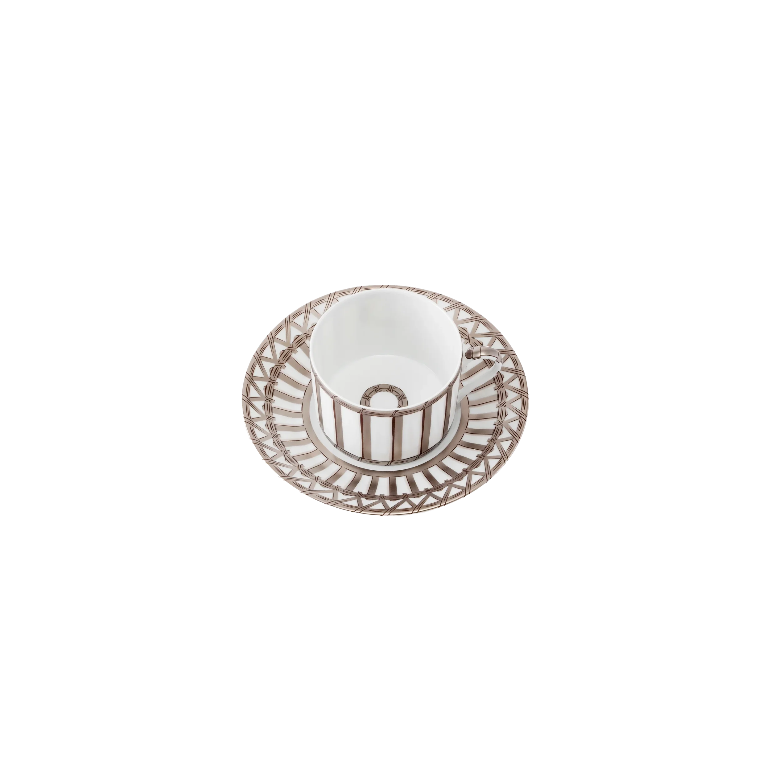 PINTO | Vannerie Platinum | Tea Cup and Saucer
