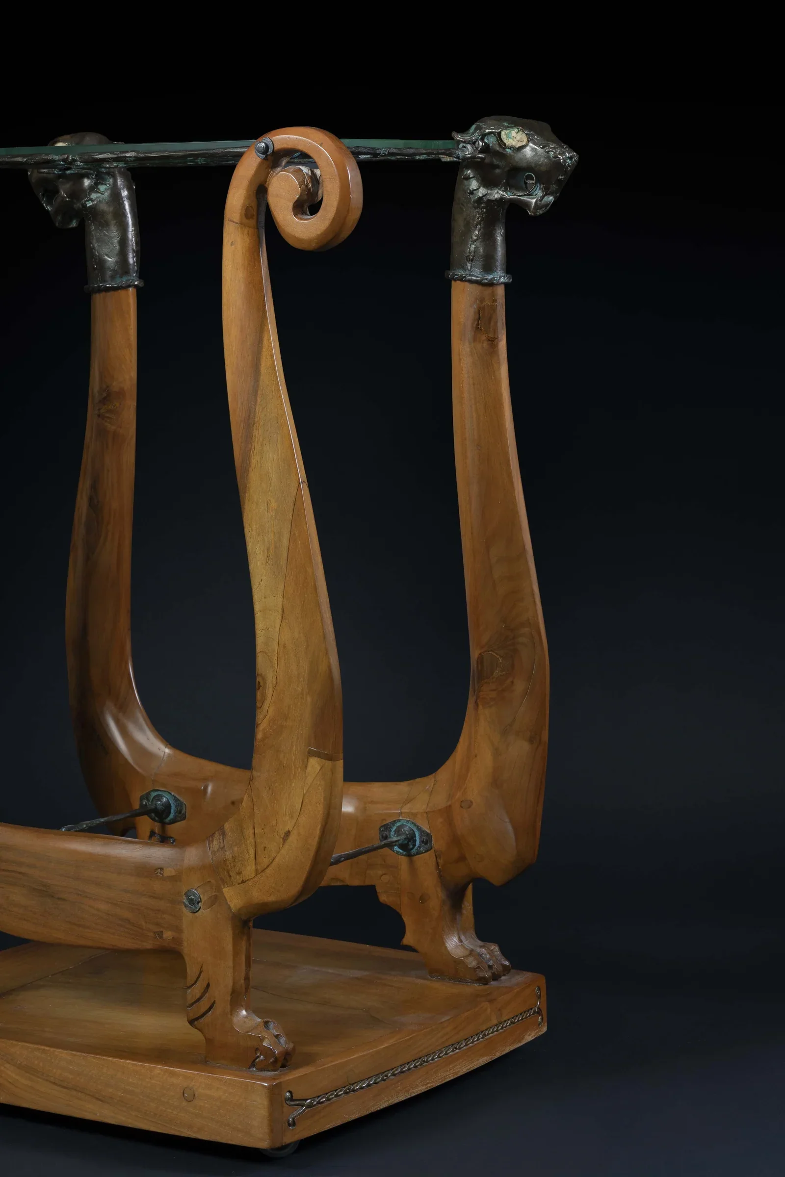 François Thevenin (1931-2016), Lions Table and Deer Table 7.webp
