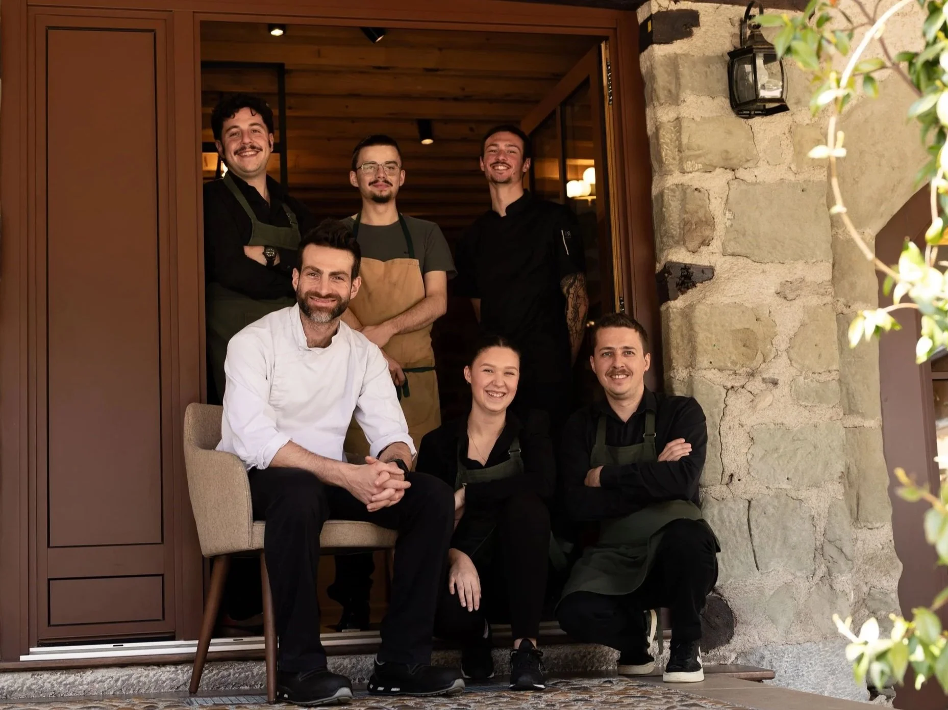 L'équipe du restaurant Le Bourgeon