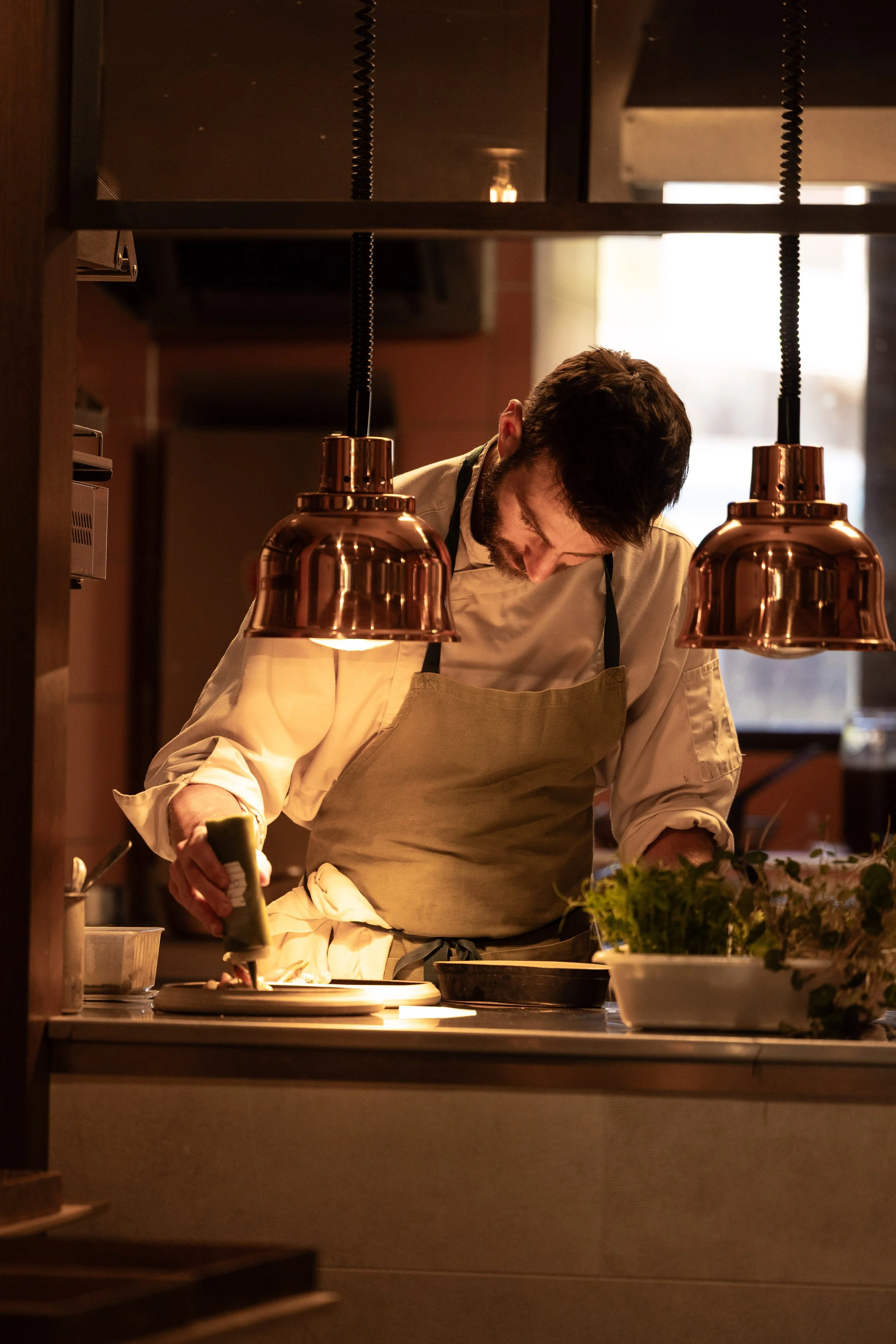 Chef Enzo Duchesne, Restaurant Bib Michelin, le Bourgeon