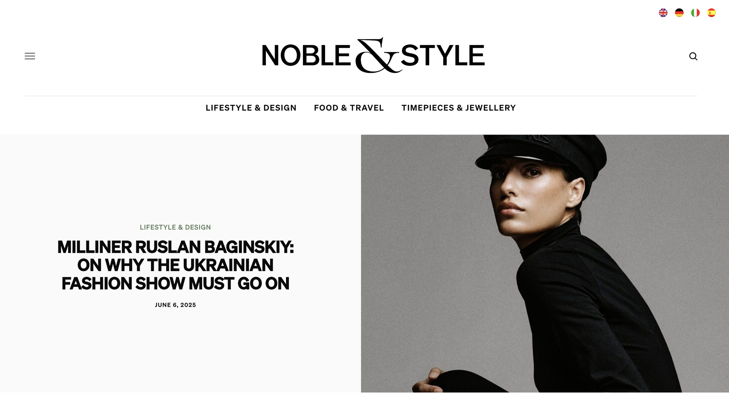 Noble & Style Magazine: Features writer