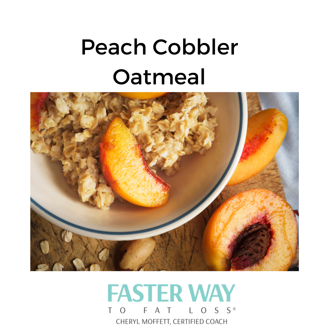 Peach Cobbler Oatmeal