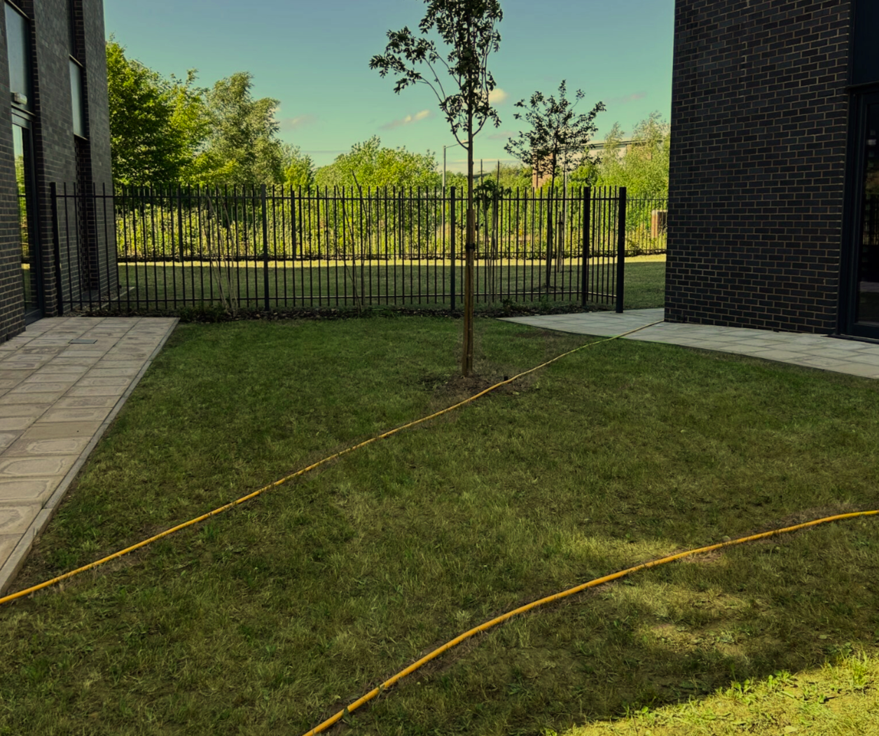  Watering   
During the prolonged hot spells of recent
 times we can provide support to 
those sites without watering systems and support in maintaining greenery, trees, shrubs and plants with our long reach hoses.