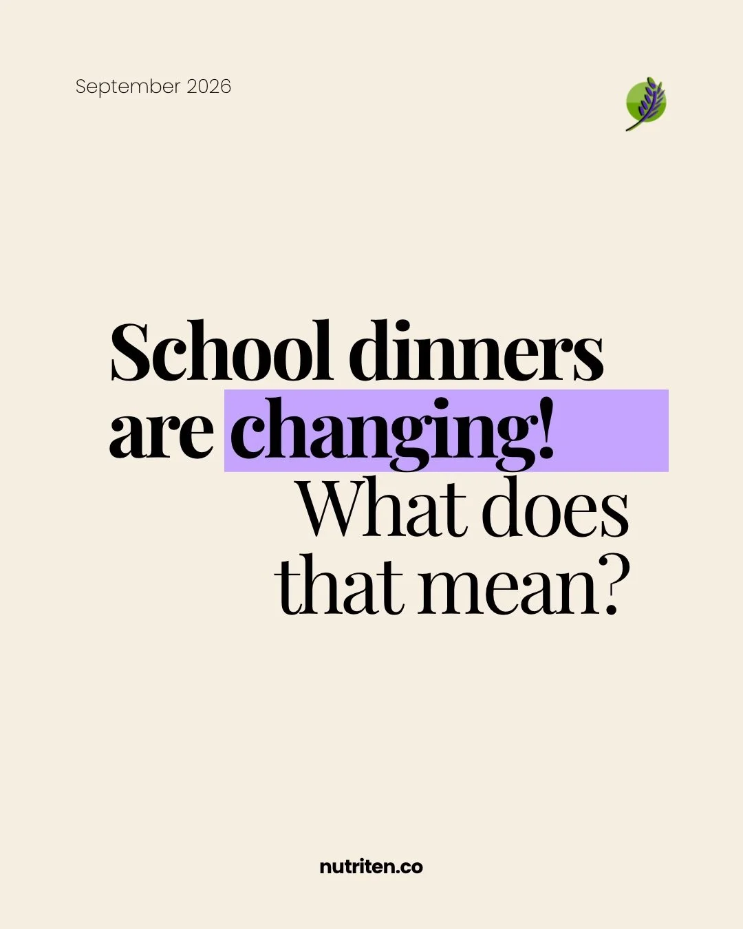 School dinners in England are changing, and there&rsquo;s a lot to like about the direction of the new standards. 🍽️

But better standards on paper don&rsquo;t automatically mean better nutrition in practice. Children still need food that is filling