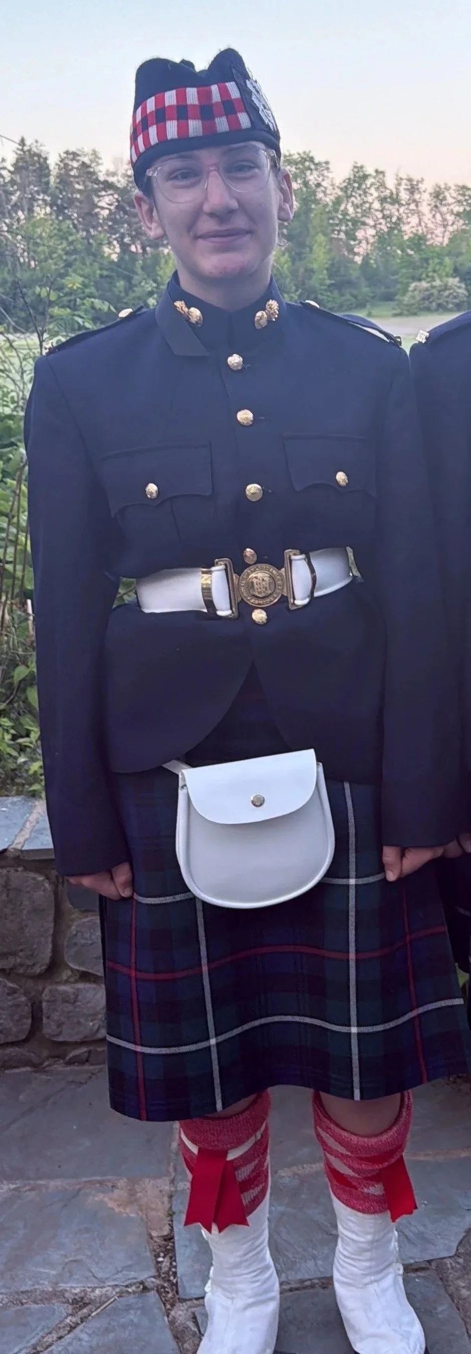 Lexi in uniform