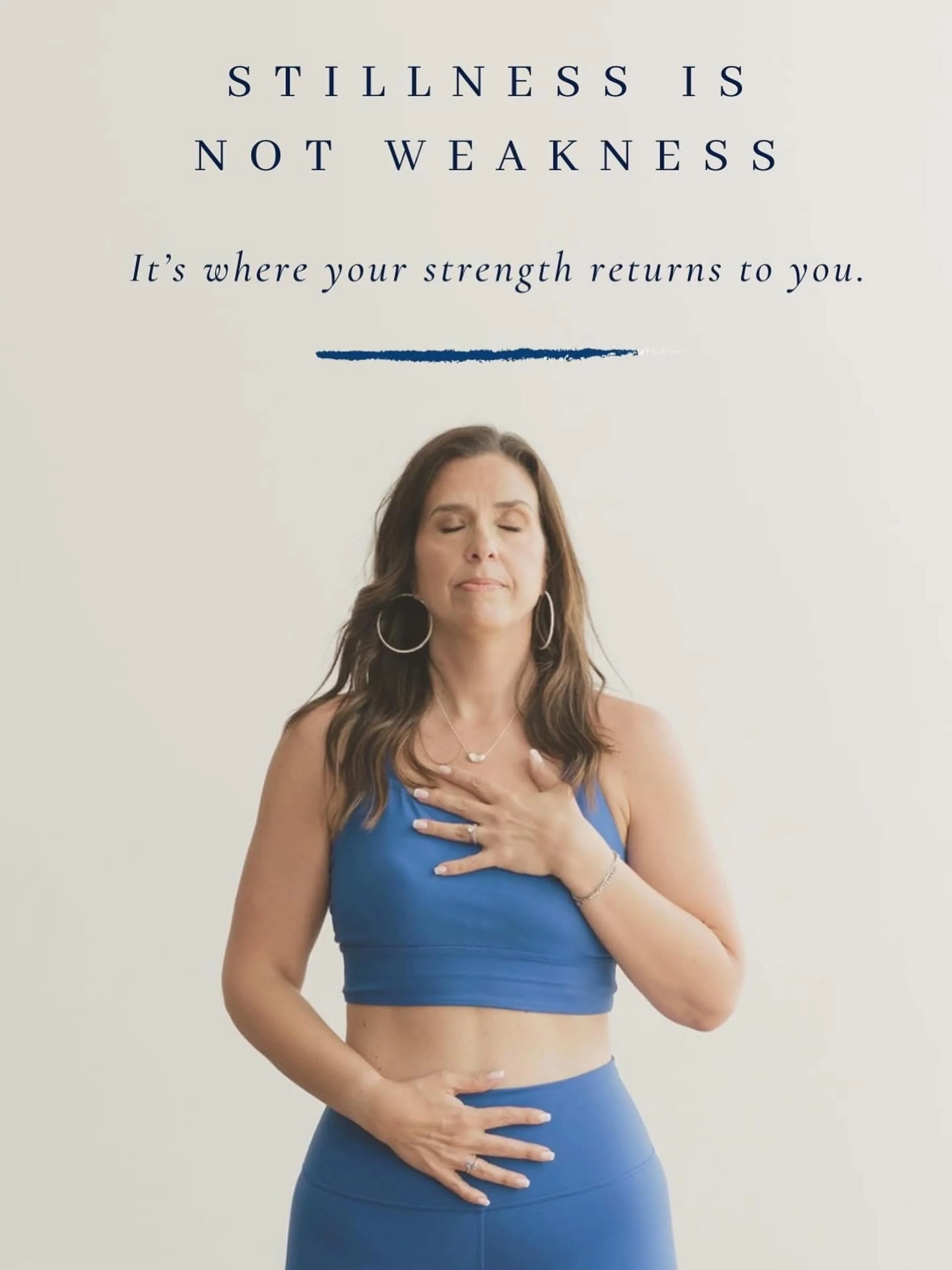 Stillness feels uncomfortable when you&rsquo;ve convinced yourself your worth lives in your productivity.

The pause isn&rsquo;t the problem.

Sometimes the most powerful thing you can do is stop rushing long enough to hear yourself again.

Stillness