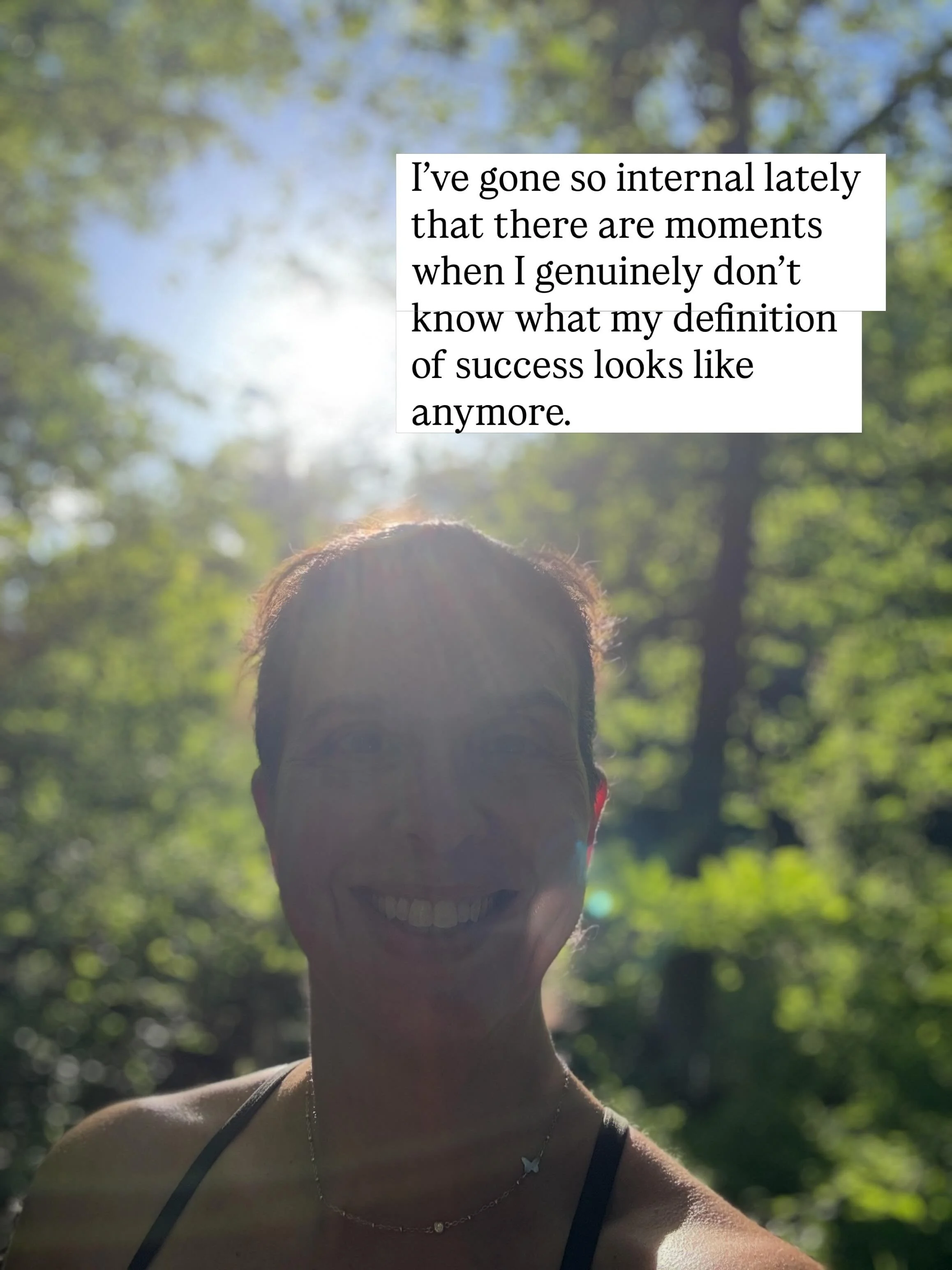 I&rsquo;ve been sitting with a realization lately.

For most of my life, success was easy to define.

There was always a next goal.
A next milestone.
A next thing to build, achieve, fix, or prove.

Lately, that feels different.

Not because I&rsquo;v